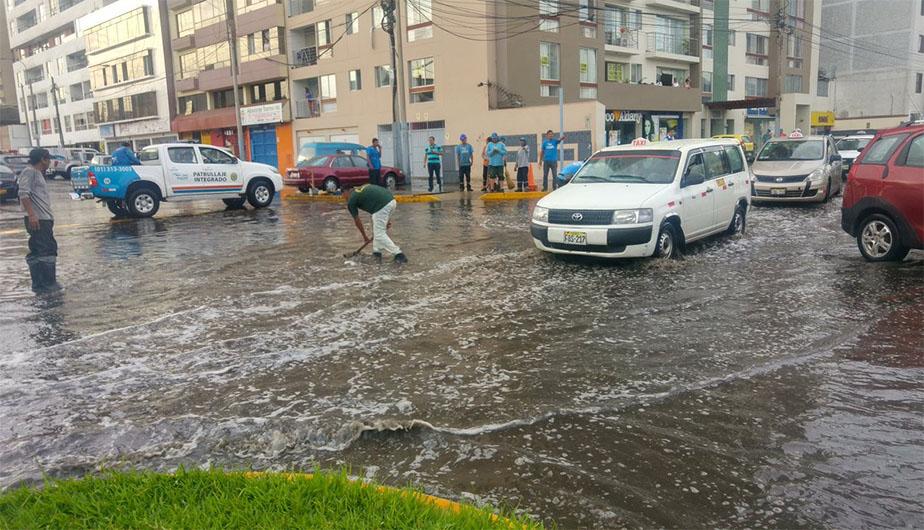 Según Senamhi, los distritos que presentarían estas fuertes precipitaciones serán los que se ubican en Lima este.