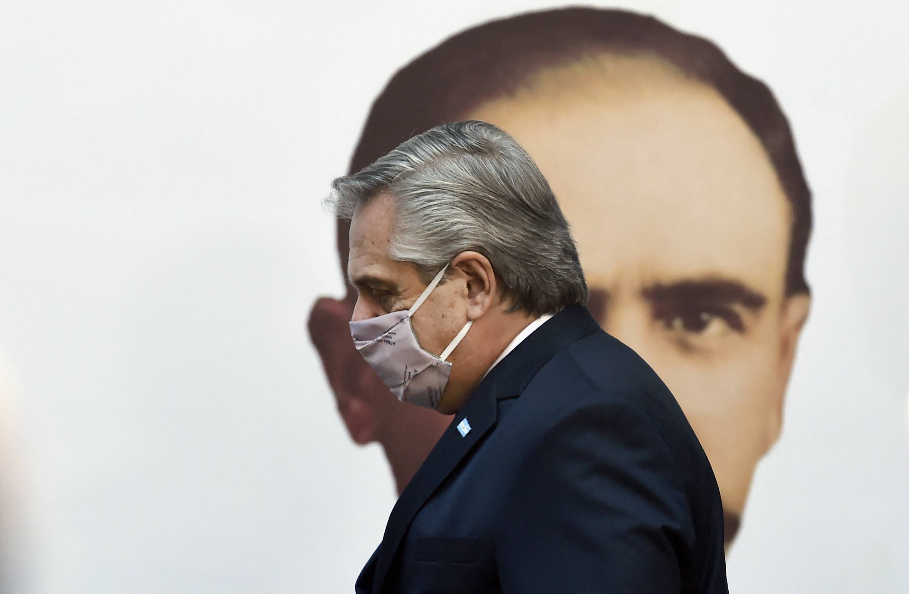 El presidente de Argentina Alberto Fernández.