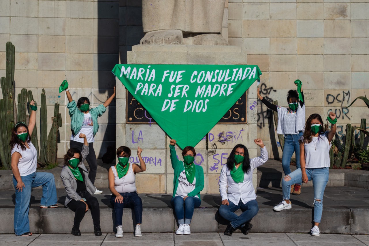 Mujeres Católicas feministas lanzan campaña en defensa del derecho a decidir de las mujeres.  Foto: La Red de Católicas por el Derecho a Decidir de América Latina y el Caribe