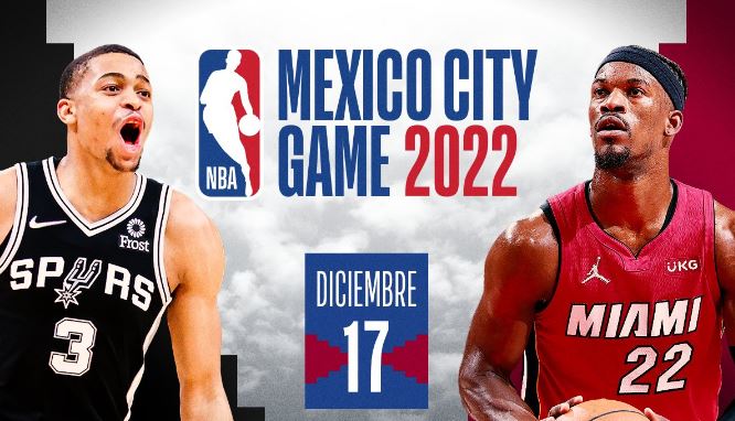 Después de 3 años de ausencia, la NBA regresará a México con un San Antonio Spurs vs Miami Heat