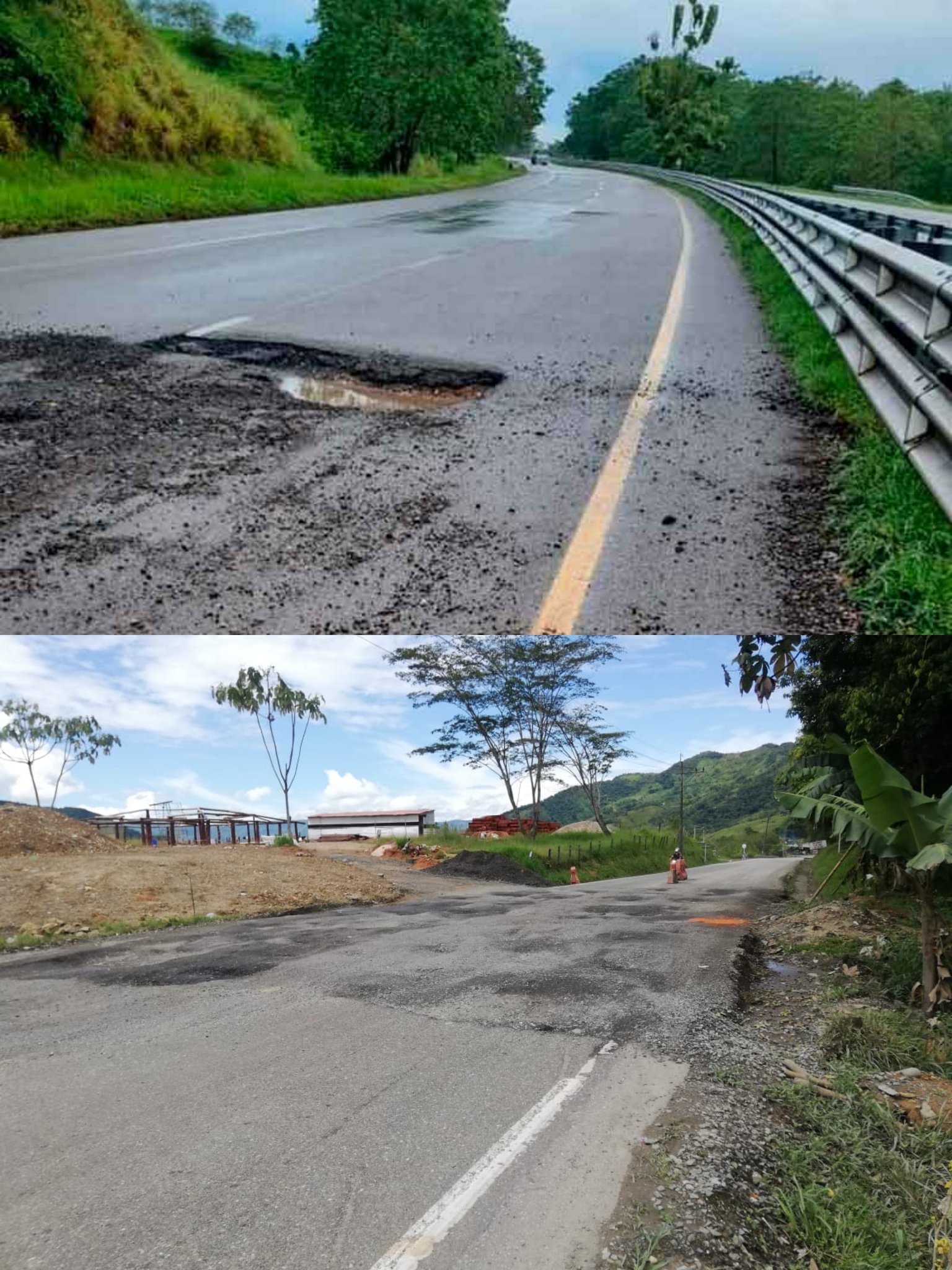 El Ocaso De La Ruta Del Sol Colombianos Se Quejan En Redes Sociales Del Mal Estado De La Vía 2876