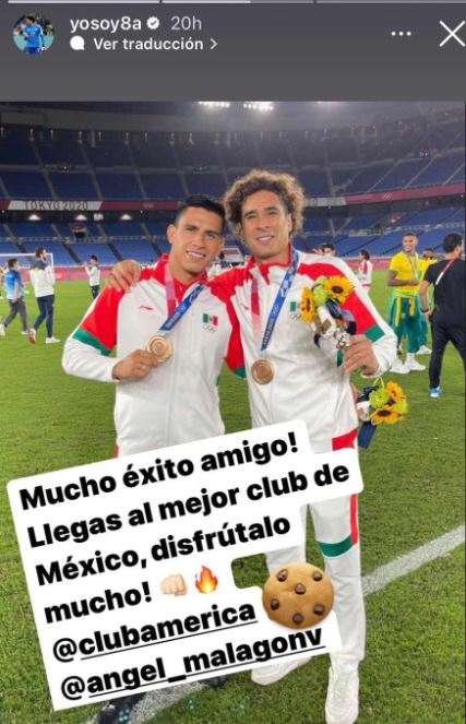 Guillermo Ochoa celebró el fichaje de Luis Malagón por el Club América -  Infobae