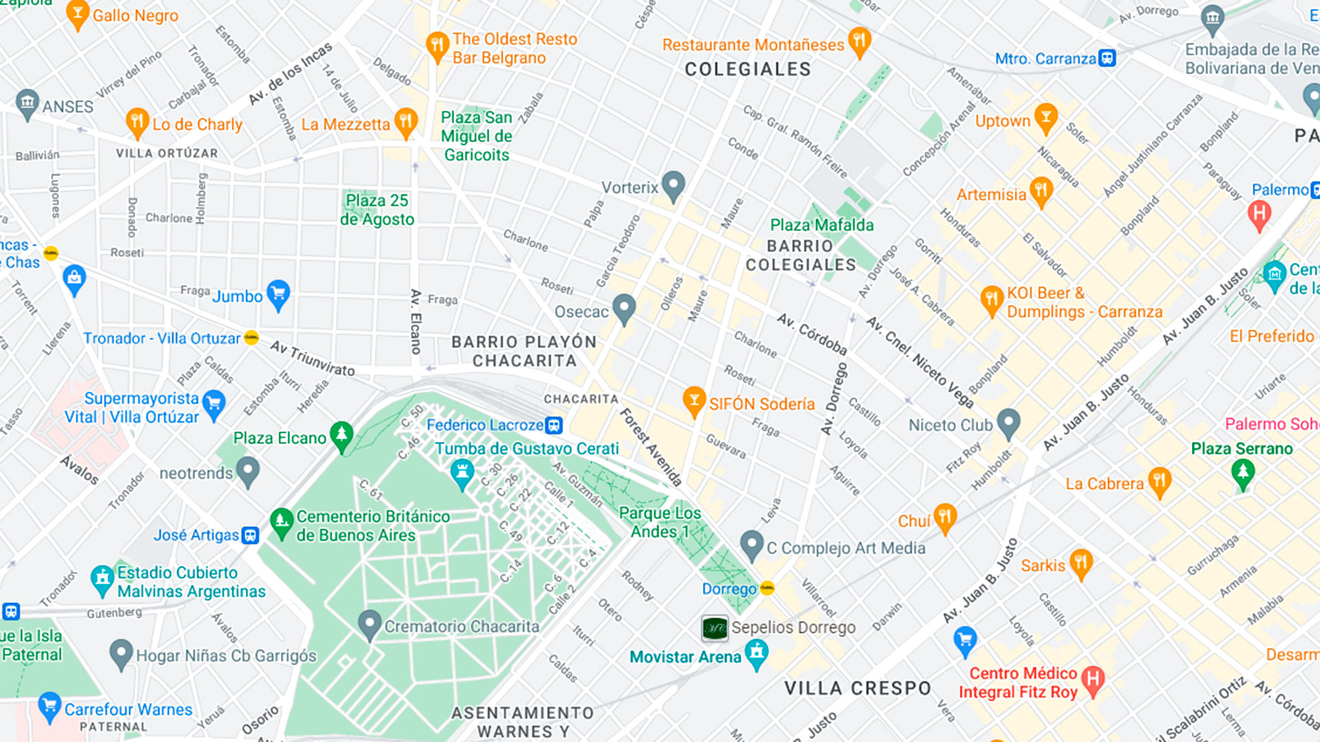 El área que concentra más de 45 obras en construcción que une Palermo Hollywood, Villa Crespo, Chacarita y lugares vecinos