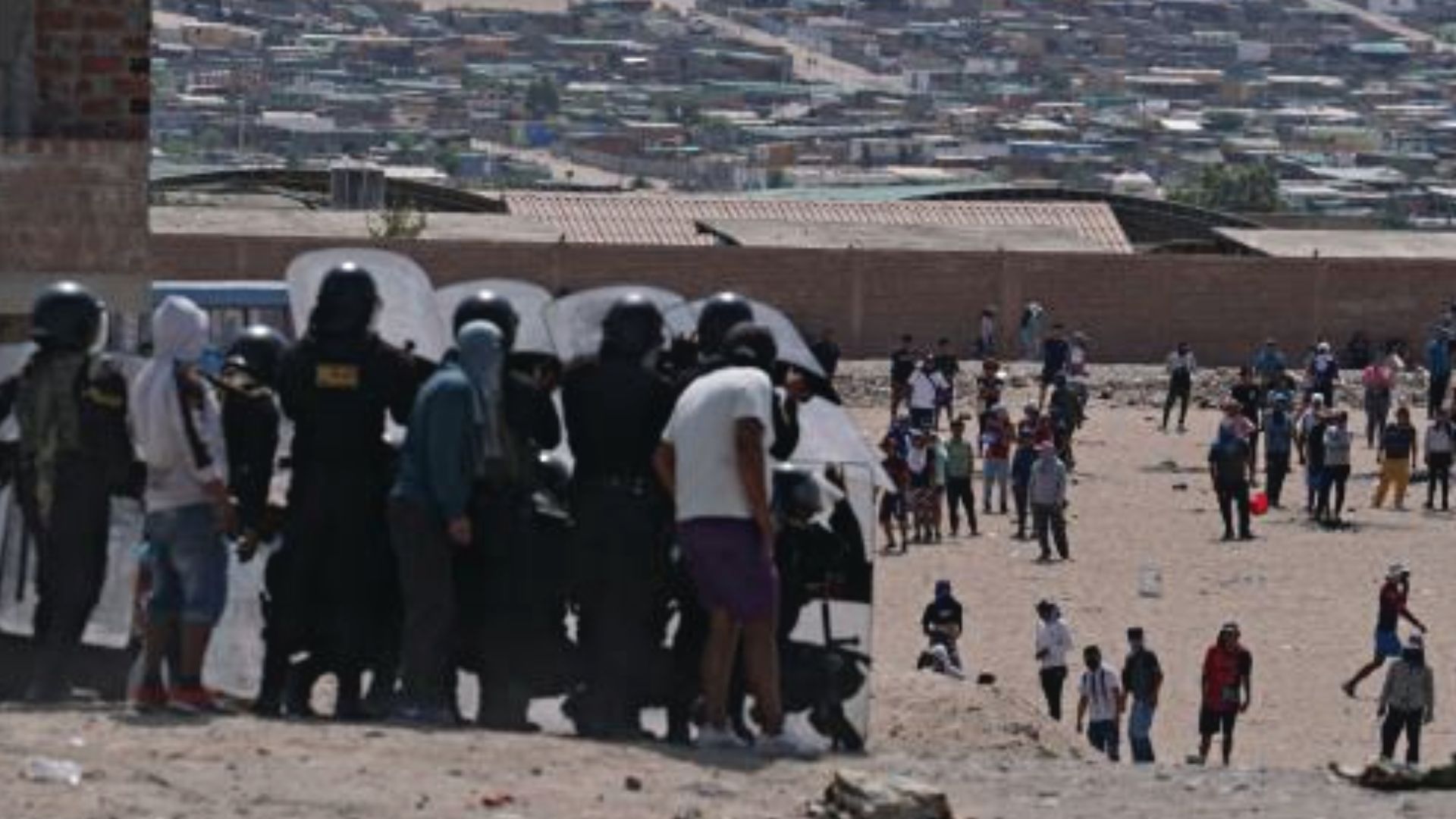 Manifestantes que causaron disturbios en Ica serán recluidos en el penal. (Andina)