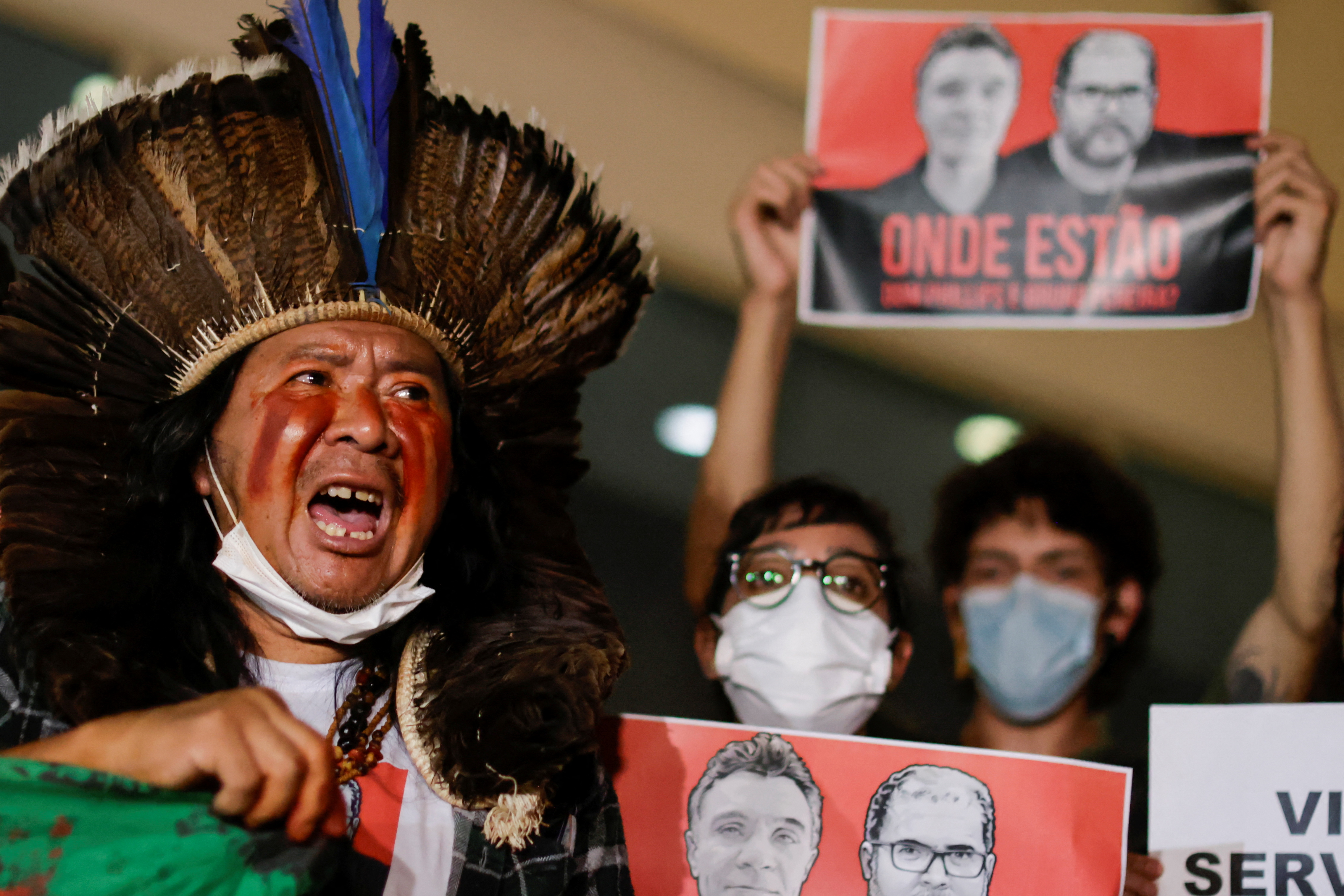 In Brasilien wurden mehrere Proteste gegen das Verschwinden von Dom Phillips und Bruno Pereira registriert.