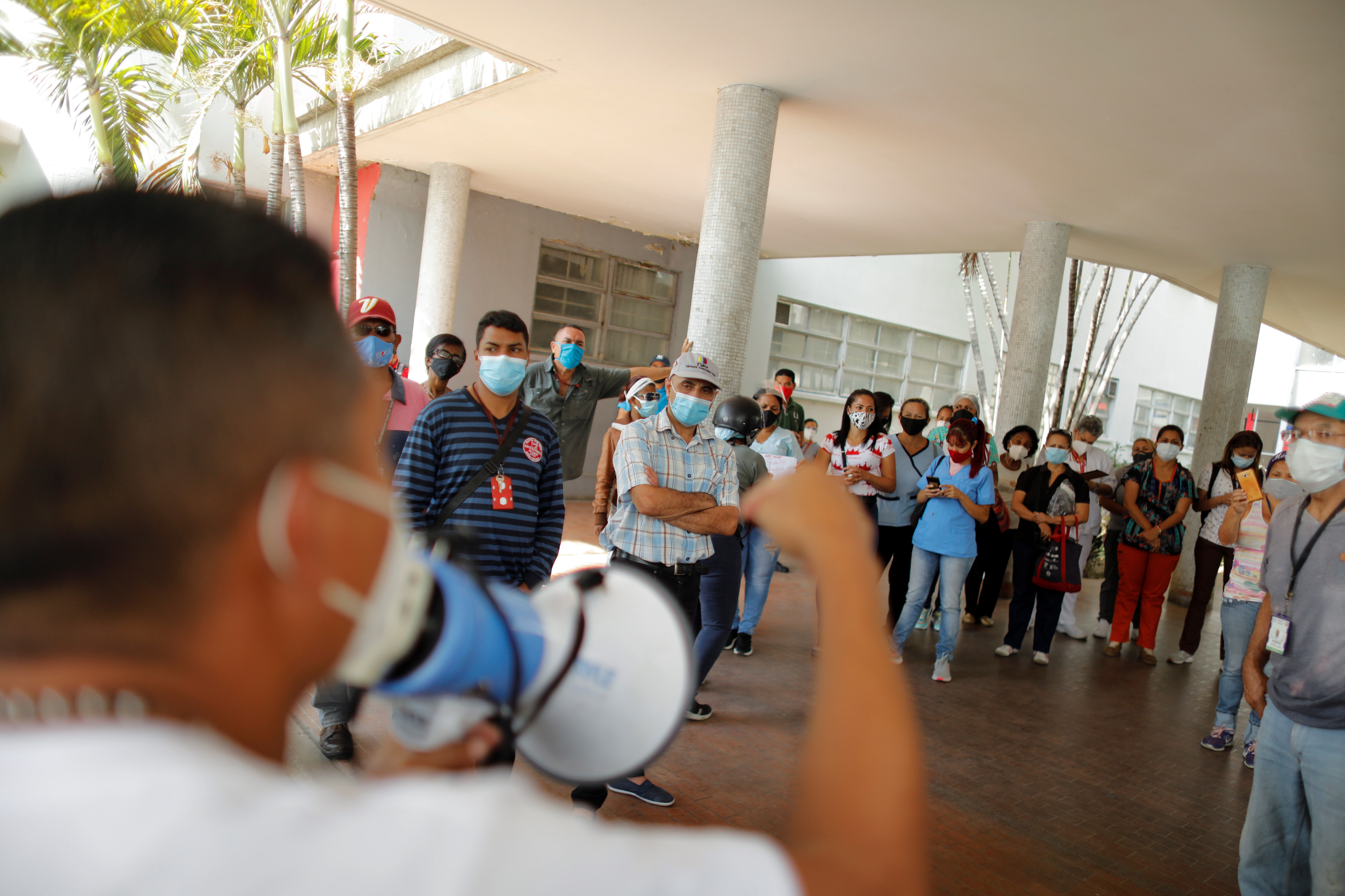 La Red Sindical Venezolana convocó a una protesta frente a los hospitales por la grave crisis en la salud