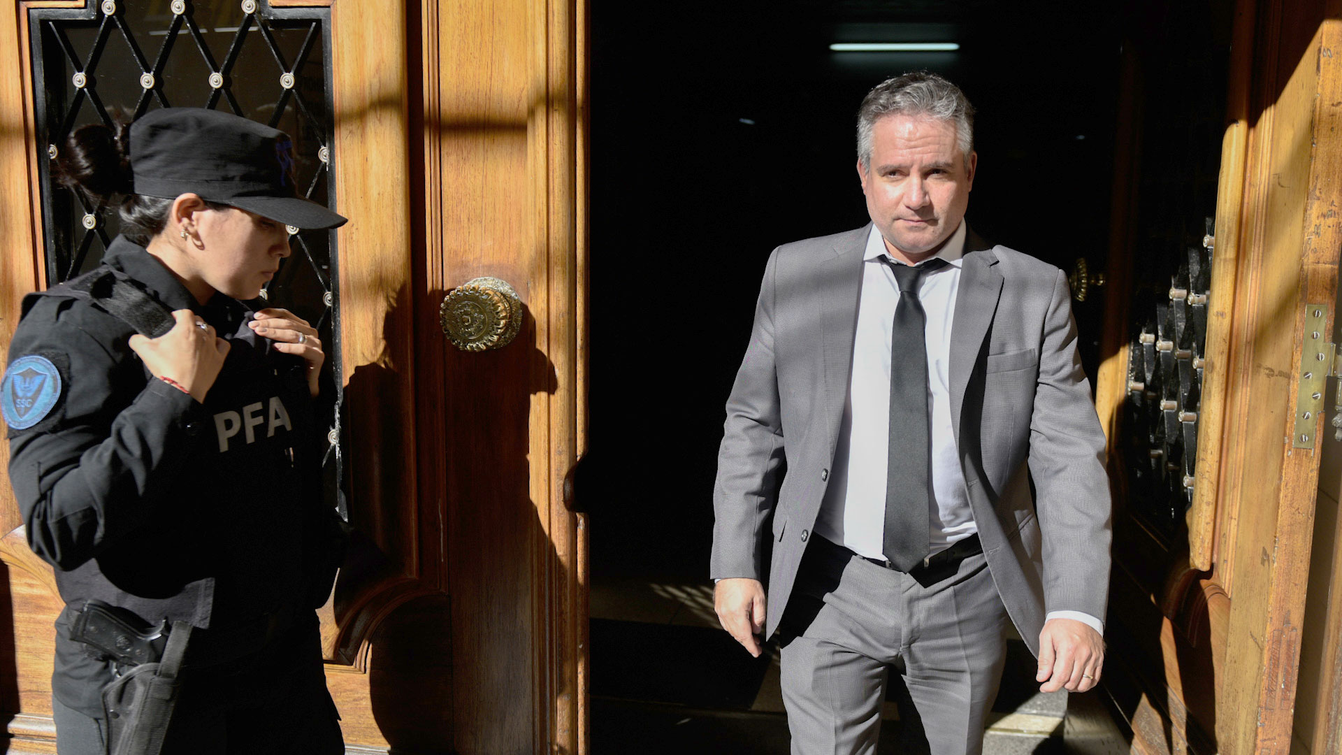 El ex ministro de Justicia y Seguridad porteño, Marcelo D'Alessandro, declaró la semana pasada como testigo por haber sido el jefe político de los policías asesinos (Adrián Escándar)