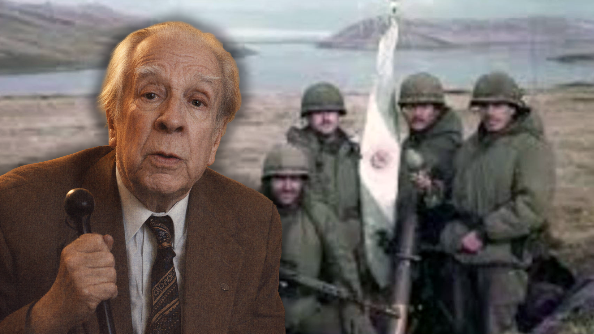 La dif&iacute;cil posici&oacute;n de Borges ante la Guerra de Malvinas