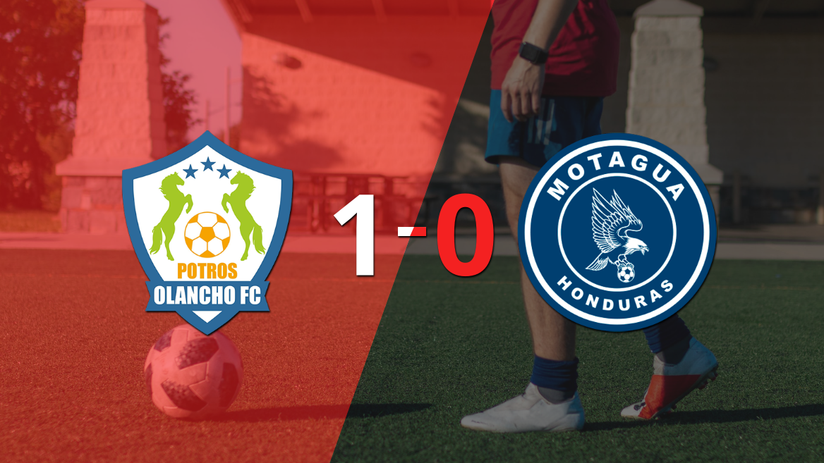 Con lo justo, Olancho FC venció a Motagua 1 a 0 en el estadio Estadio Juan Ramón Brevé Vargas