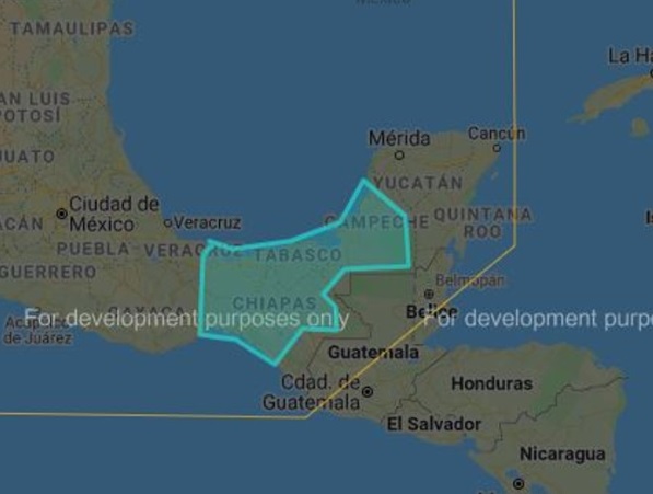 Este es el área que mantendrá tiempo severo a lo largo del jueves 1 de octubre, según informó el organismo del clima de Conagua (Foto: SMN/Conagua Clima)