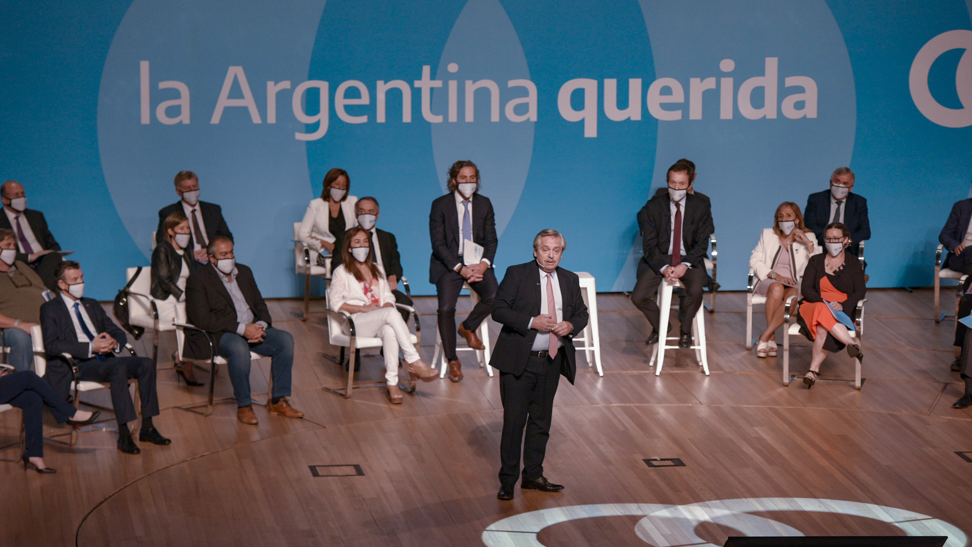 Alberto Fernández encabezó el lanzamiento del Consejo Económico y Social (Adrián Escandar)