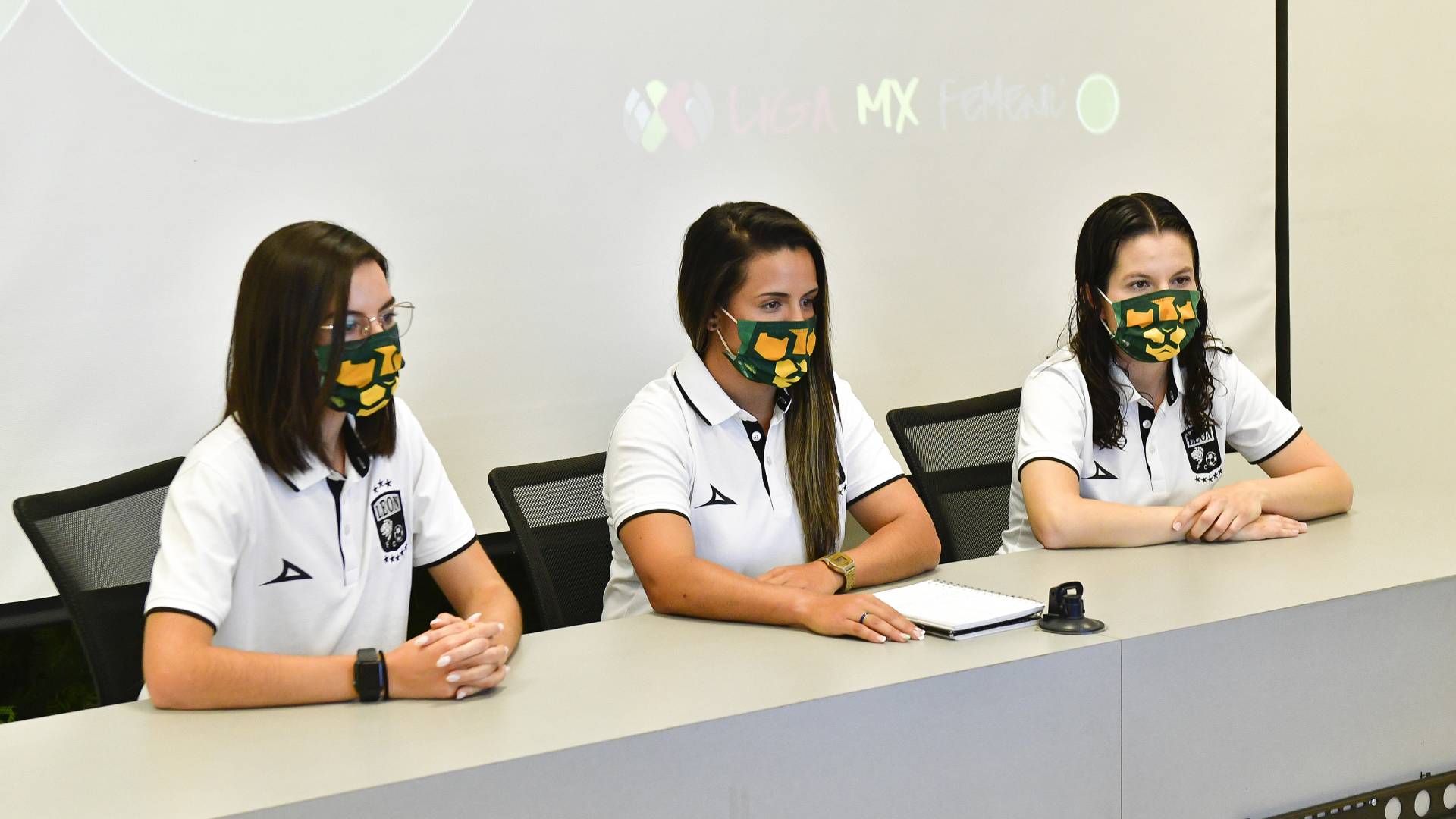 Tatiana Briseño, Scarlett Anaya y Fernanda Laborde estarán al frente de la gestión del equipo femenil de León (Foto: Cortesía/ Club León)