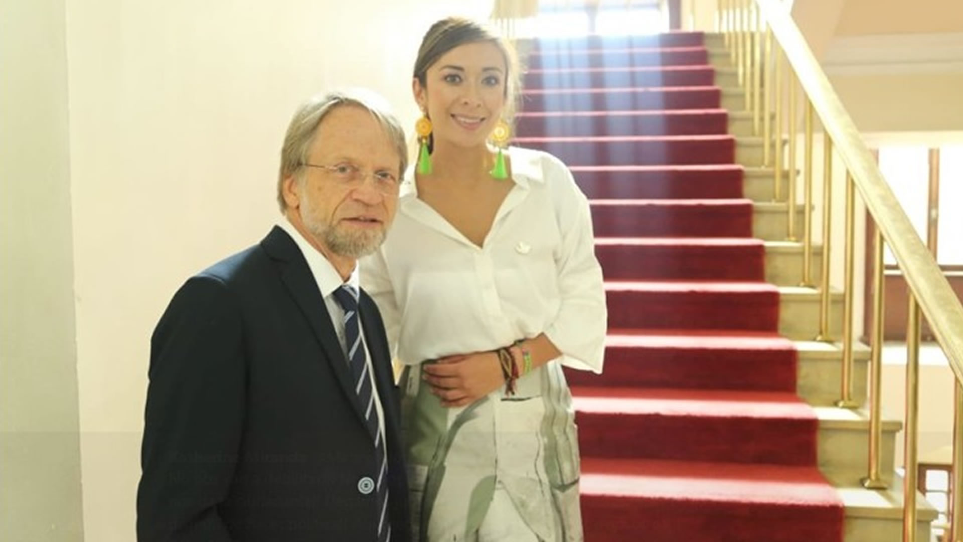 Antanas Mockus y Katherine Miranda. Foto: Alianza Verde.