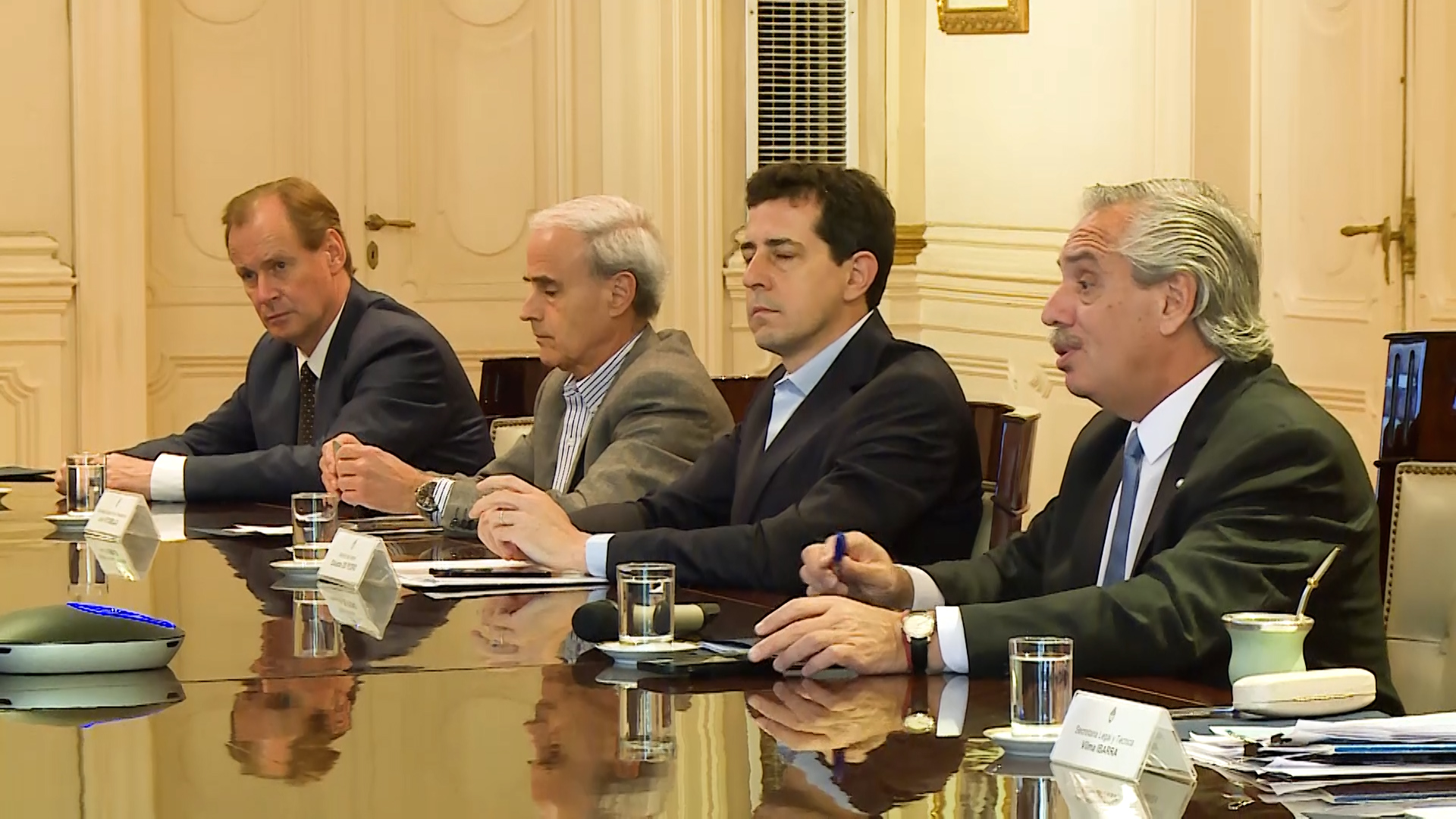 Encuentro del Presidente con los gobernadores peronistas en la Casa Rosada