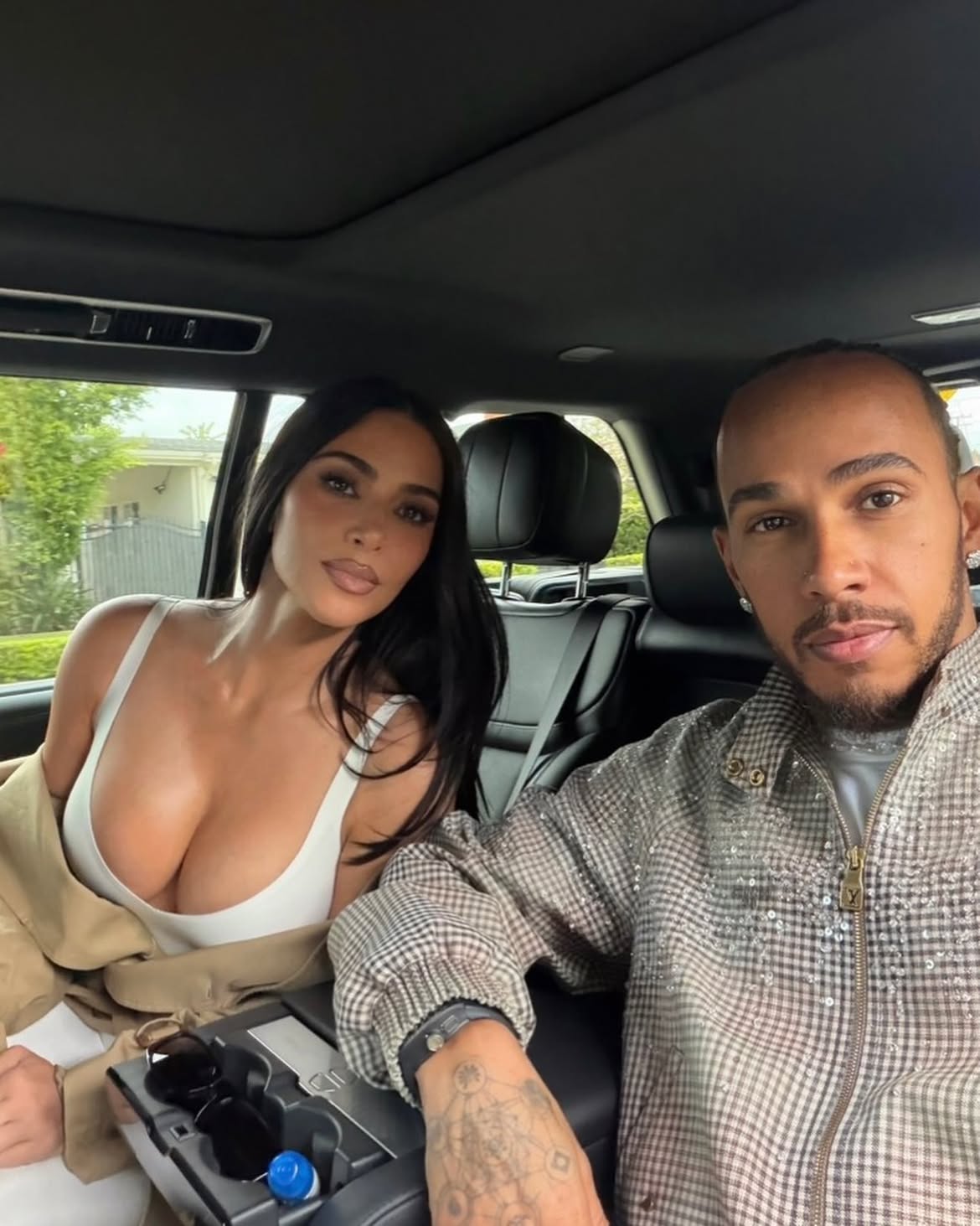 Las rom&aacute;nticas fotos de Kim Kardashian junto a Lewis Hamilton durante el receso de la F&oacute;rmula 1