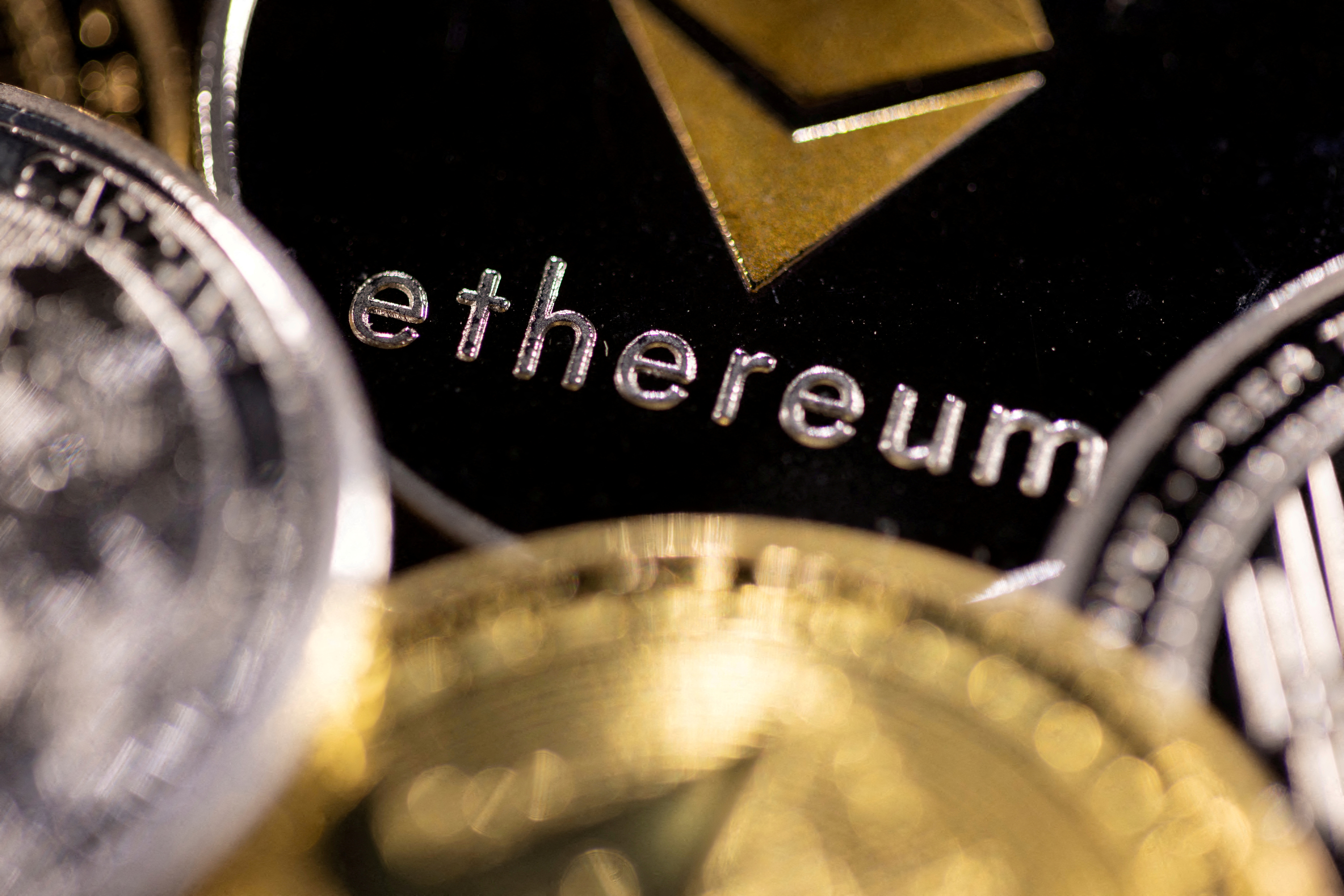 A representation of the Ethereum cryptocurrency.  (Photo: REUTERS/Dado Ruvic/File Photo)