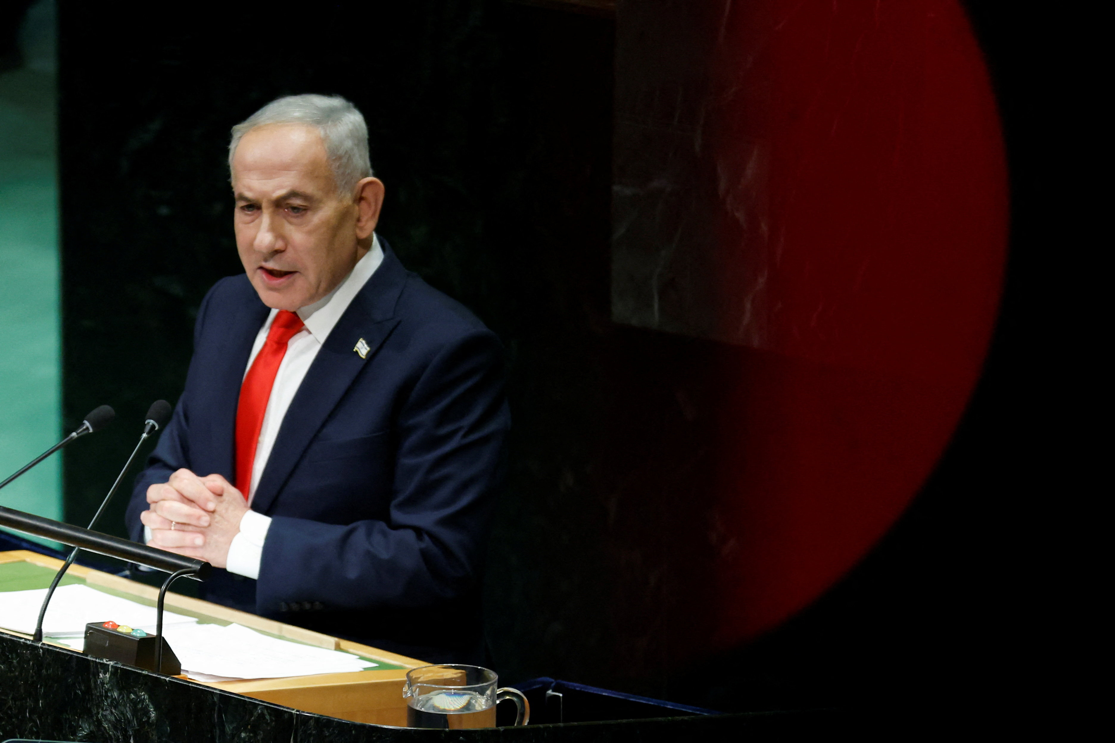 Netanyahu defendió ante la ONU el ataque contra las instalaciones nucleares de Irán: "Estaríamos todos muertos"