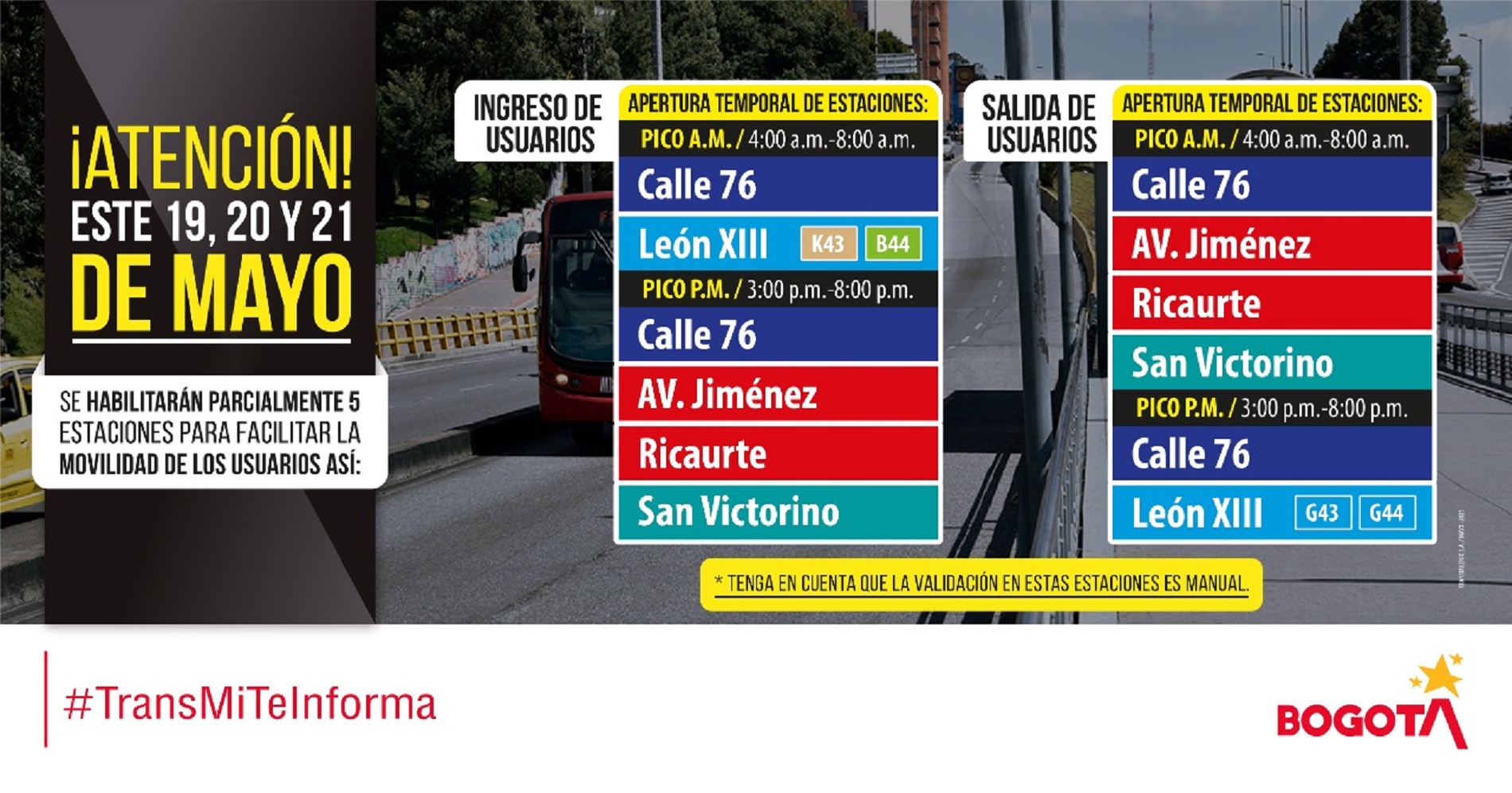 Así Está Operando Transmilenio Este Miércoles 53 Estaciones Están Cerradas Infobae 8609