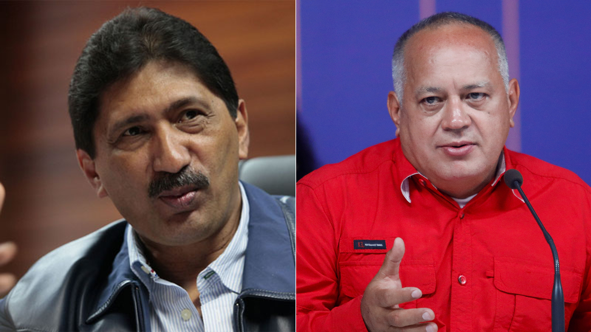 Argenis Chávez, ex gobernador de Barinas, y Diosdado Cabello reflejaron las divisiones internas que existen en el chavismo