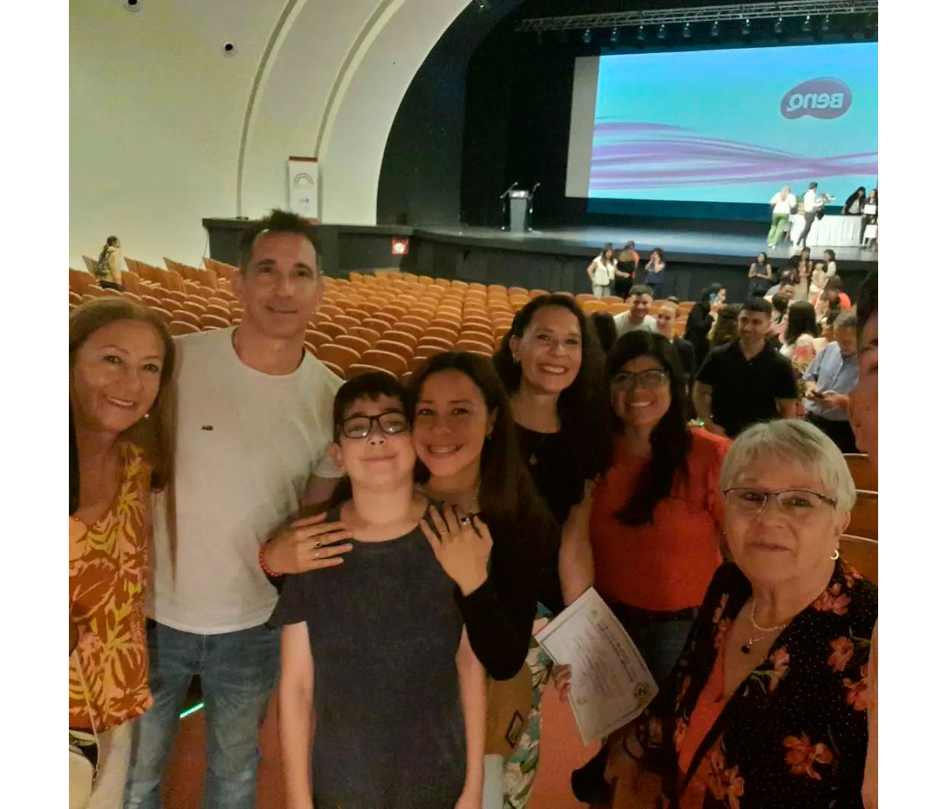 Con la familia 