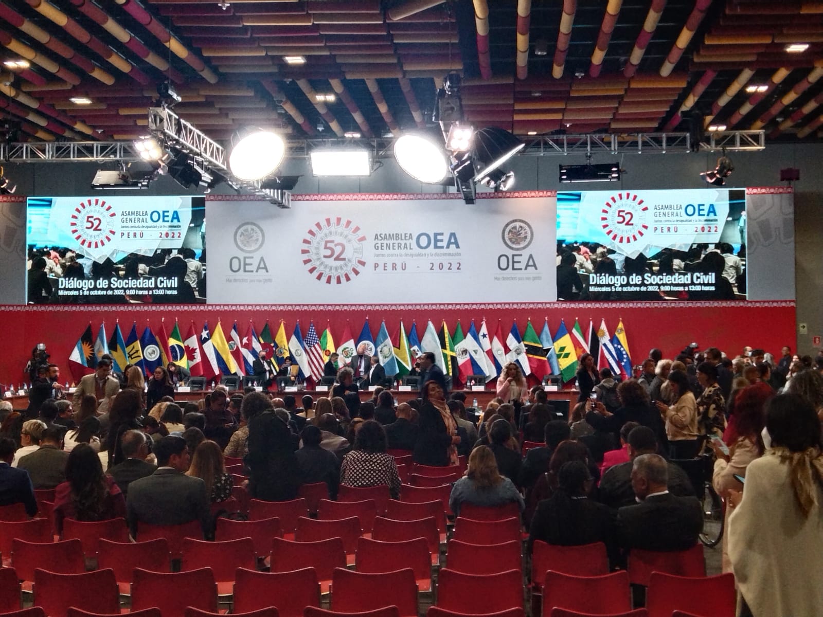 EN VIVO Asamblea OEA 2022: Se inicia evento internacional en Lima