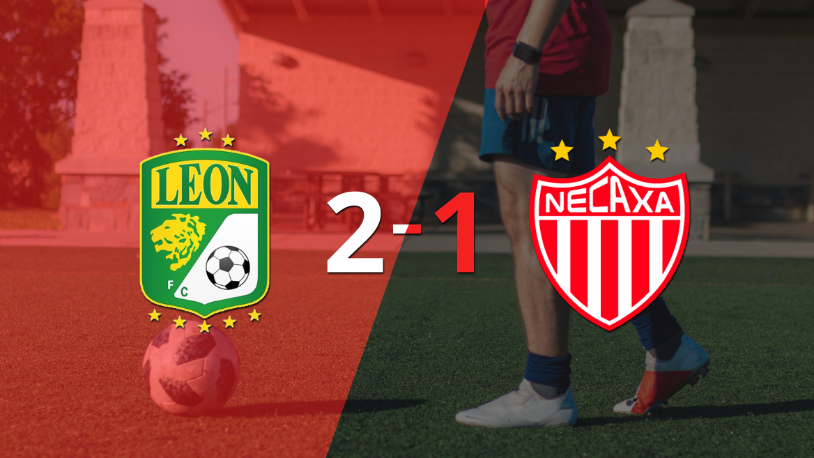 Necaxa no pudo en su visita a León y perdió 2 a 1