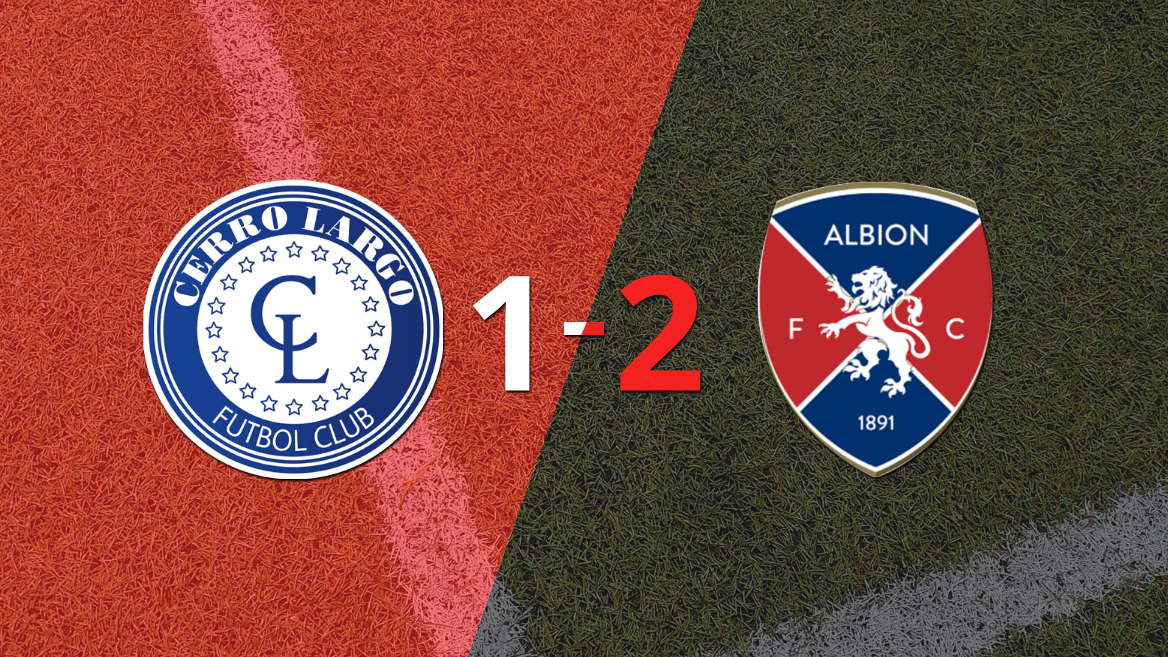 Cerro Largo cayó 2-1 en casa frente a Albion