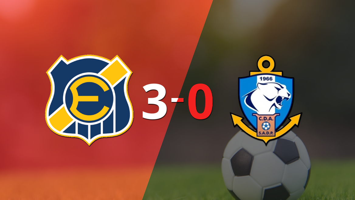 Everton golea 3-0 como local a D. Antofagasta