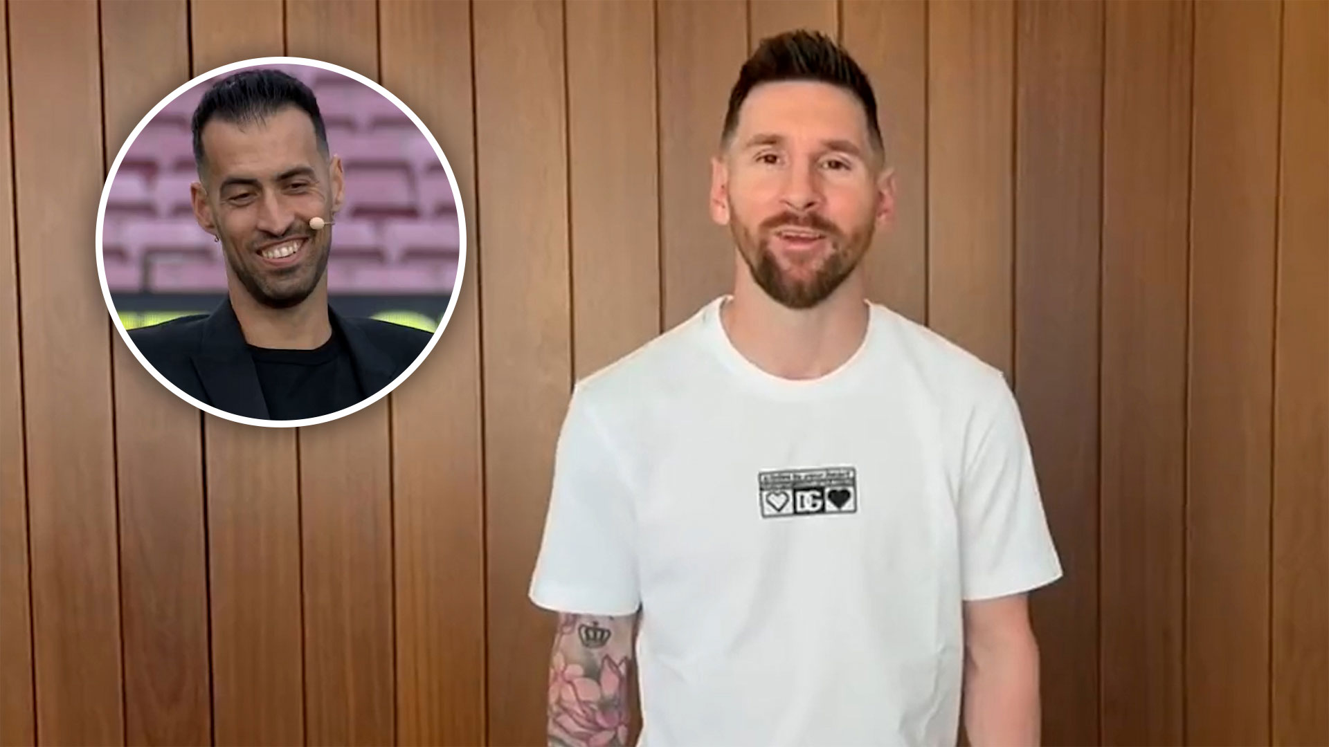 La reaparición de Lionel Messi en las redes sociales del Barcelona por la despedida de Sergio Busquets