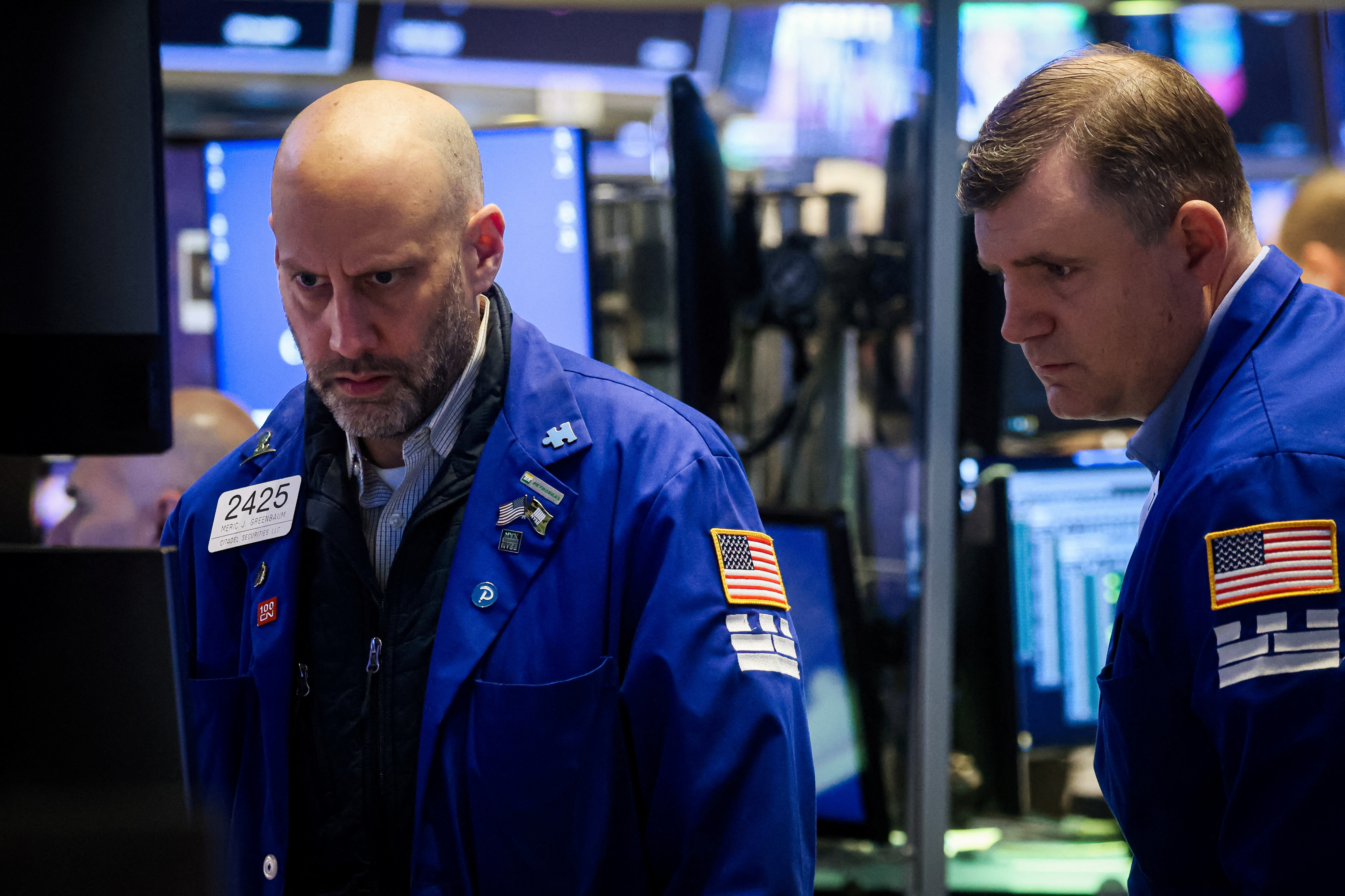 Corredores de Bolsa en Wall Street (REUTERS/Brendan McDermid)