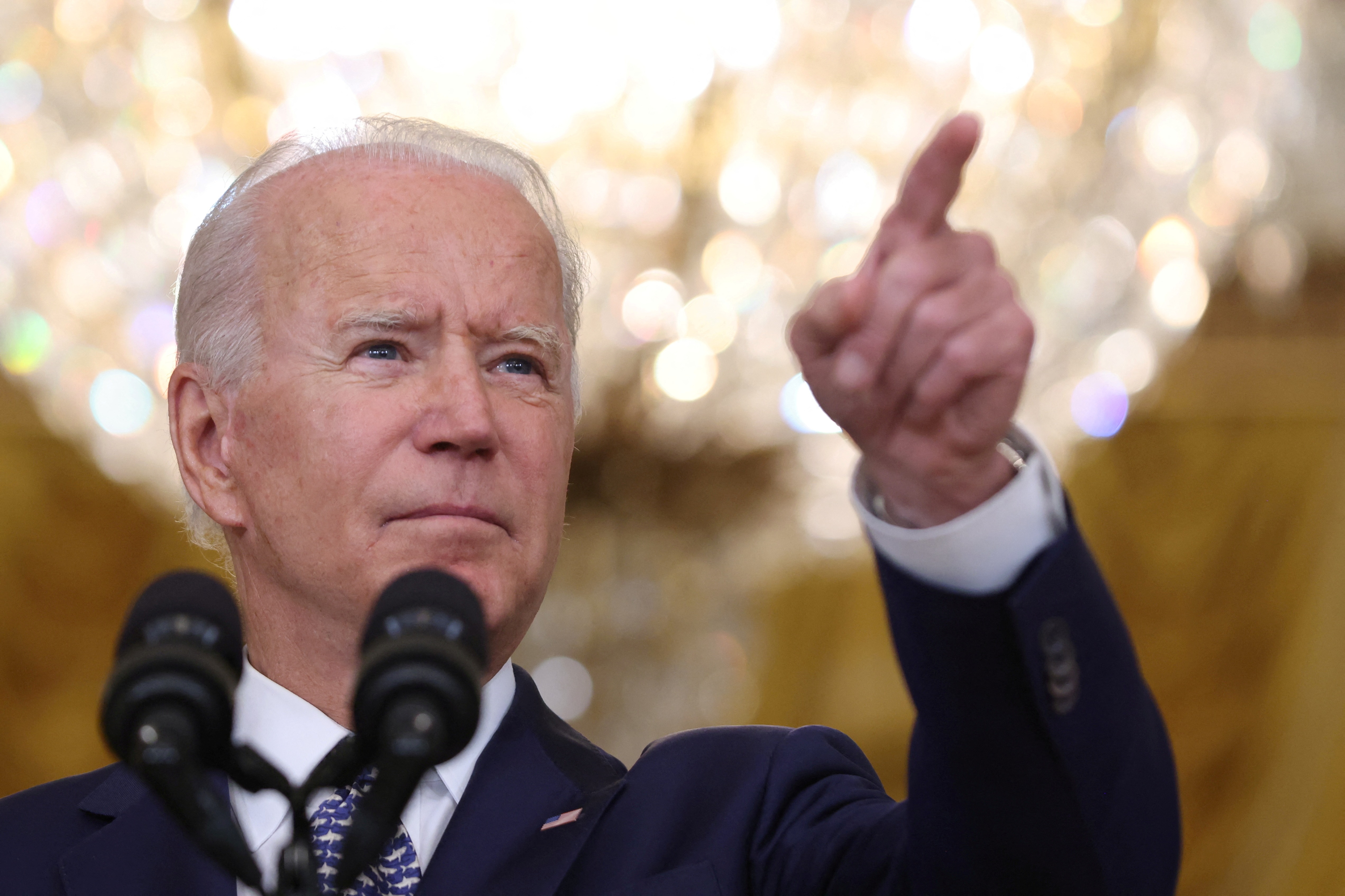 Joe Biden exigió a los talibanes la liberación de Mark Frerichs, secuestrado en 2020 en Afganistán por los terroristas (REUTERS/Evelyn Hockstein)