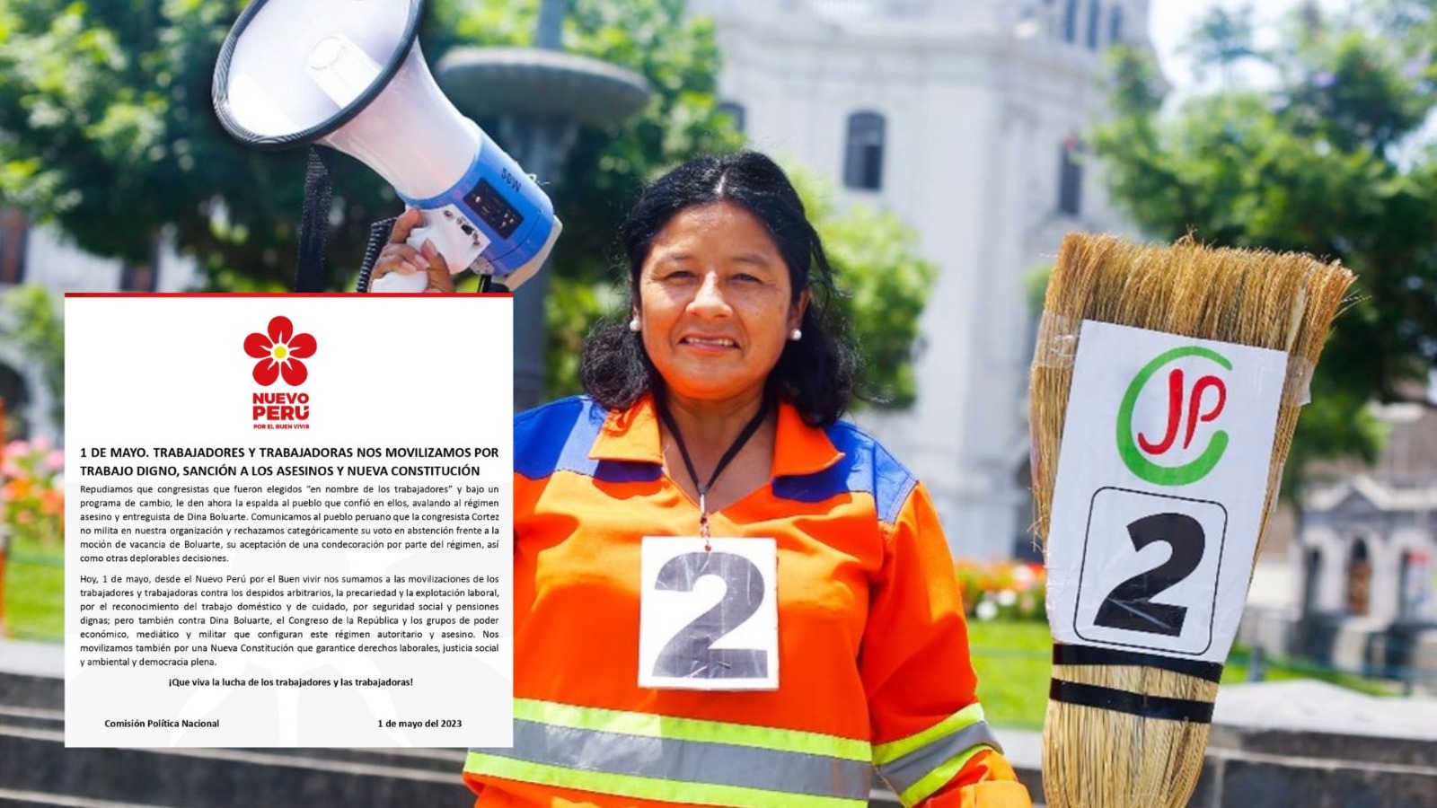 Nuevo Perú Rechaza Condecoración Recibida Por Isabel Cortez De Manos De Dina Boluarte Y Enfatiza 4268