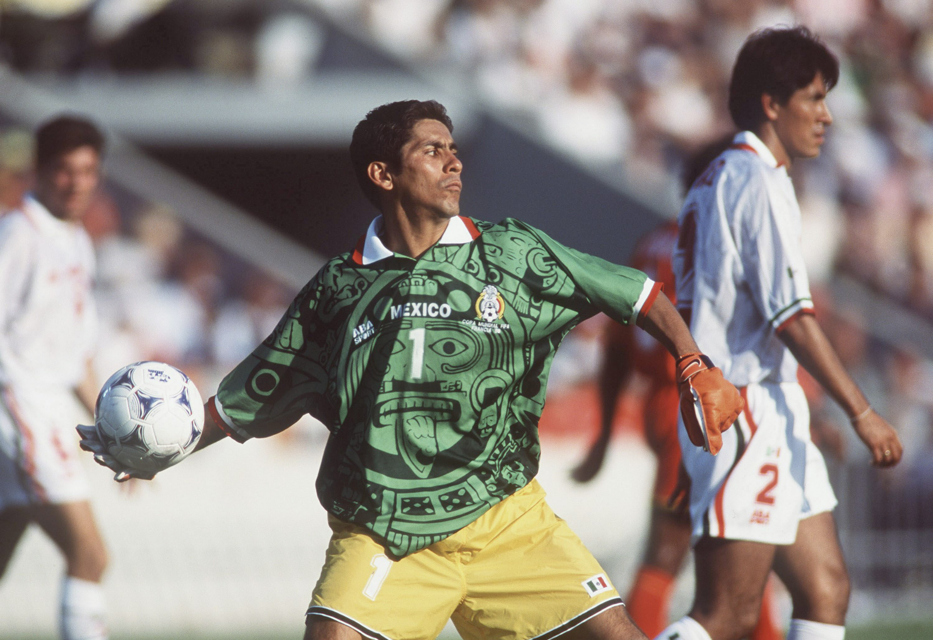 Jorge Campos, exfutbolista integrante de la Selección Mexicana. Foto: Getty Images