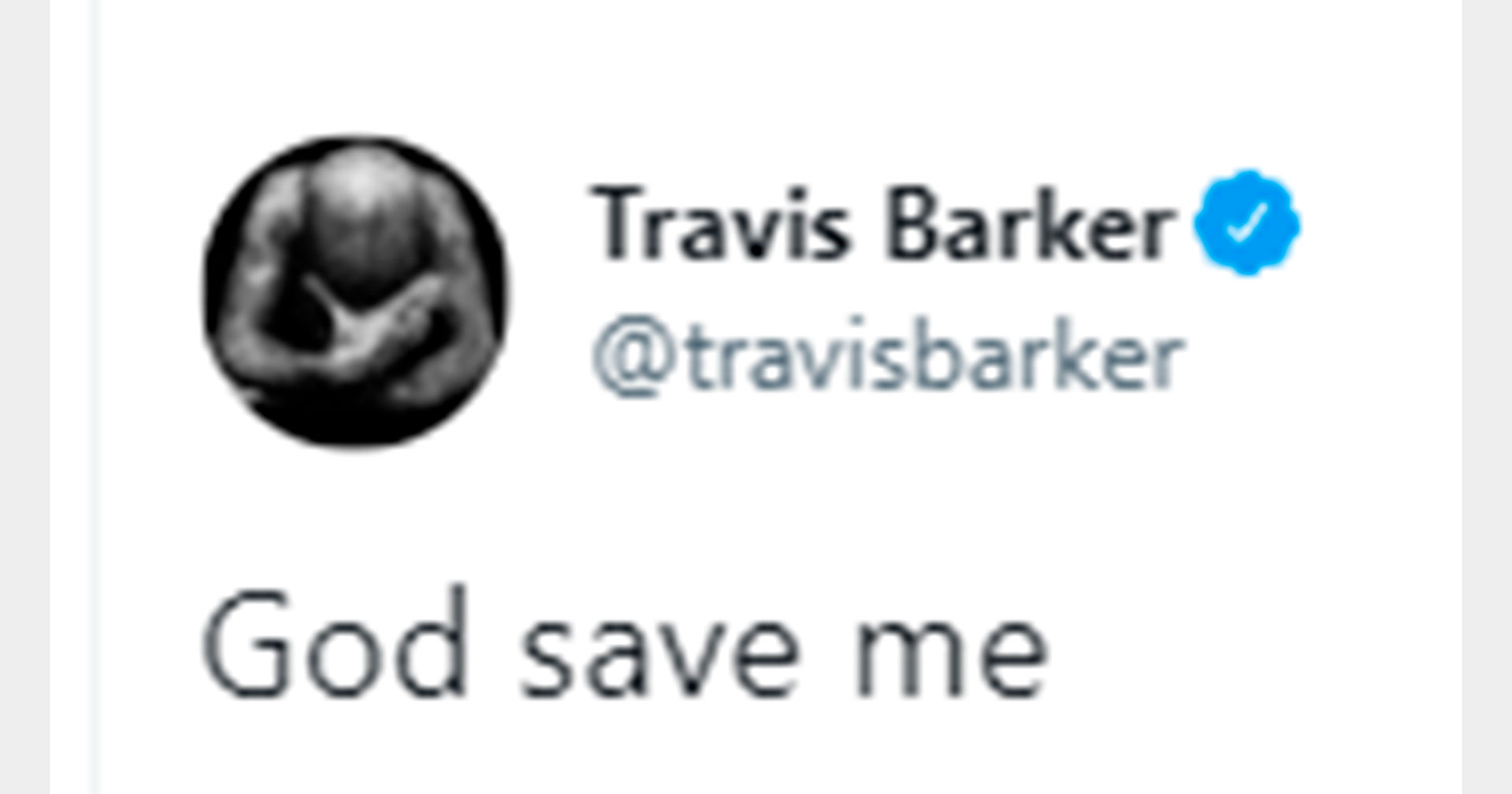 El mensaje de Travis Barker que alarmó a sus fanáticos