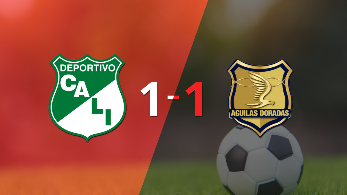 Águilas Doradas Rionegro empató 1-1 en su visita a Deportivo Cali - Infobae