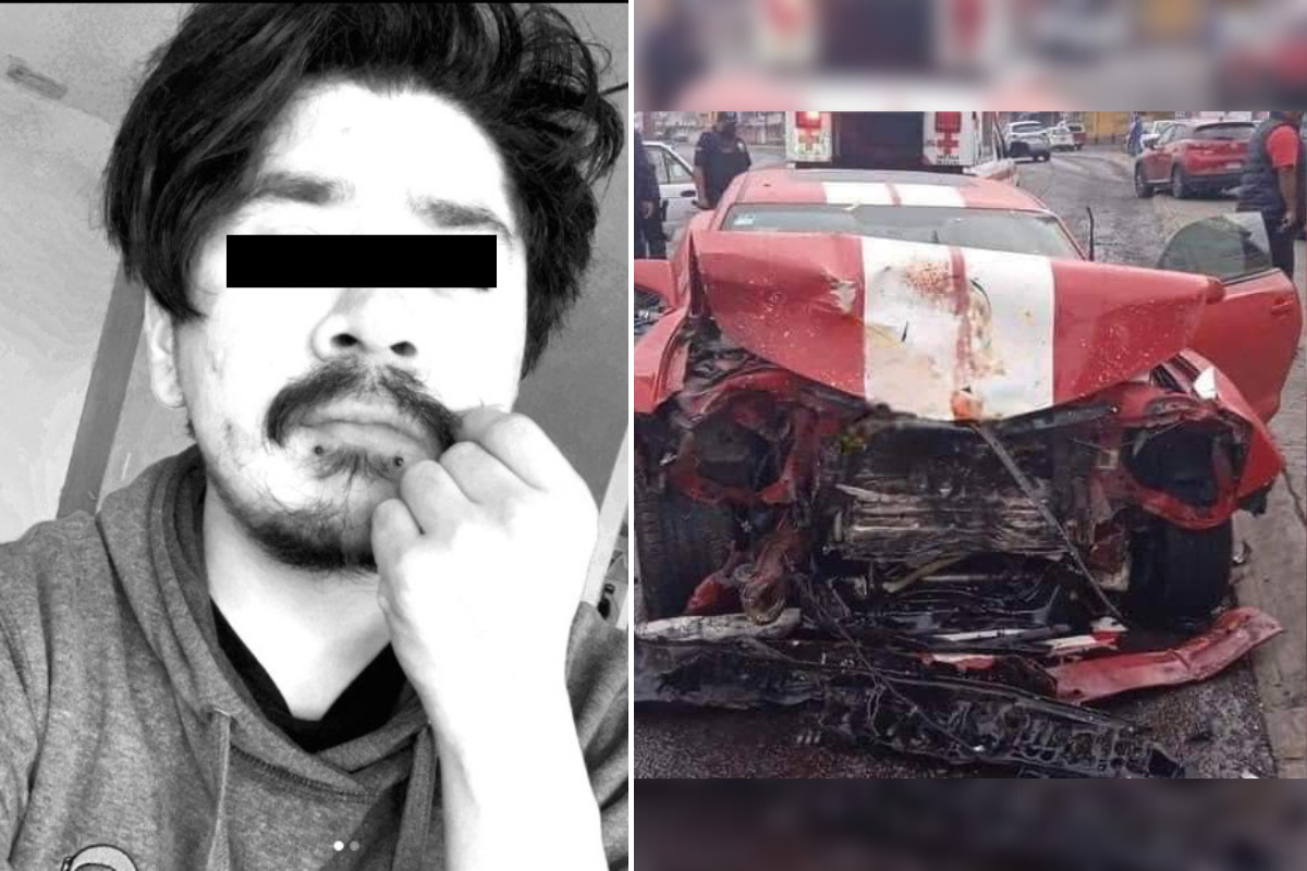 El youtuber viajaba en un camaro rojo cuando ocurrió el accidente. Cuando sea dado de alta del hospital será presentado ante el Ministerio Público (Foto: Especial / Instagram@Heisenwolf )