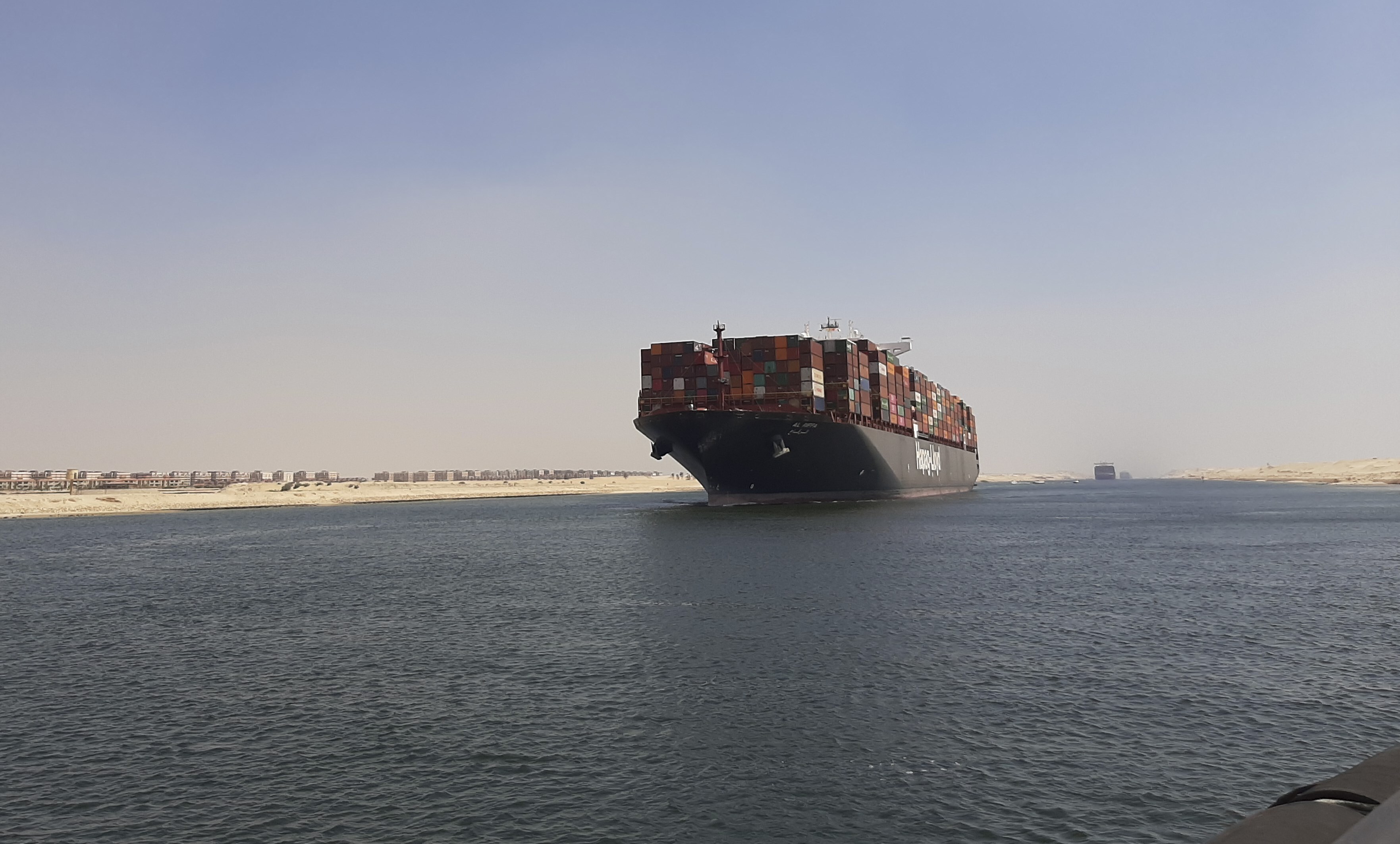 Vista del canal de Suez.. EFE/ Francesca Cicardi/Archivo
