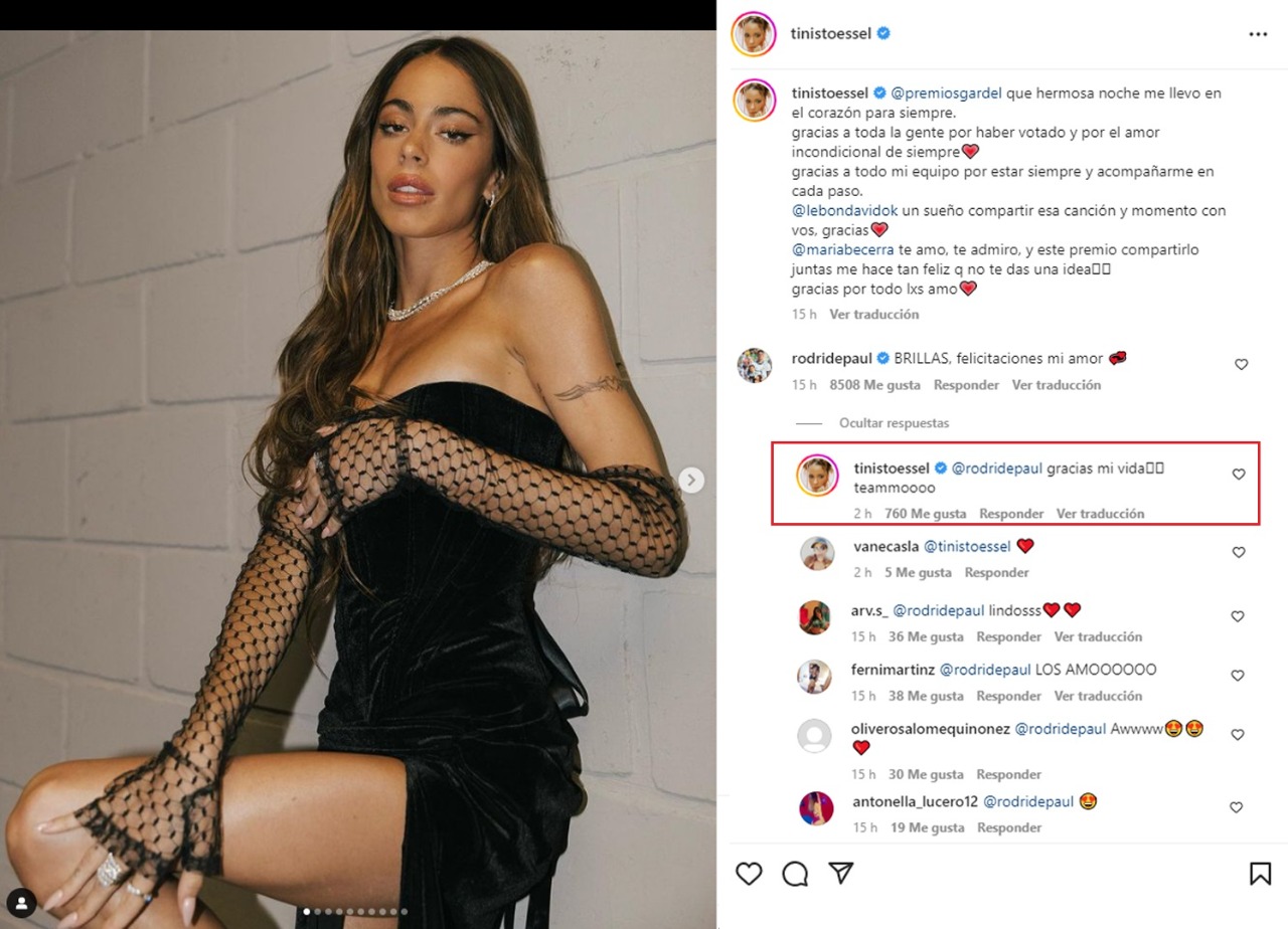 La respuesta de Tini a De Paul, despejando dudas sobre sus sentimientos hacia él