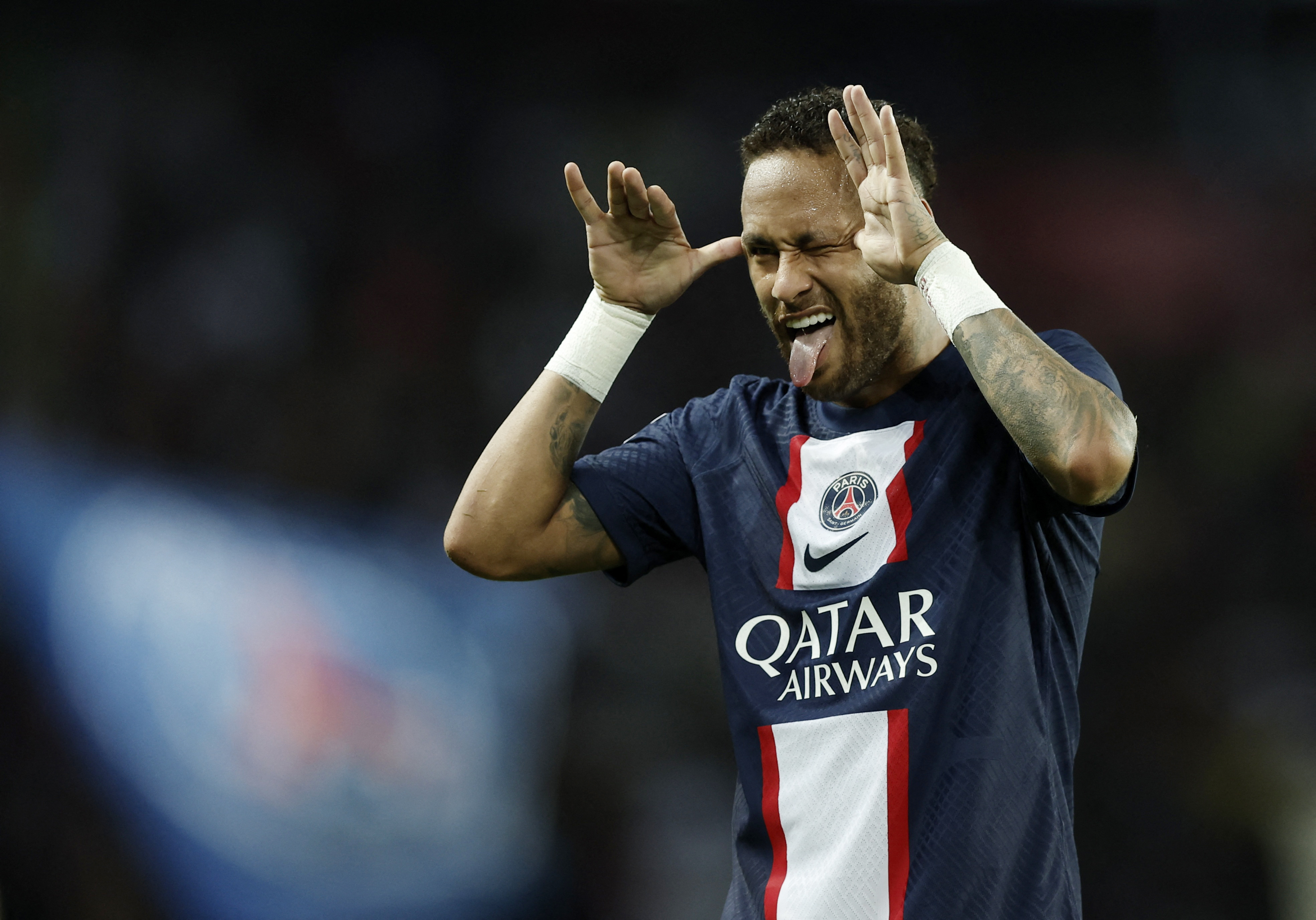 Neymar fue la gran figura en Parque de los Príncipes (REUTERS/Benoit Tessier)