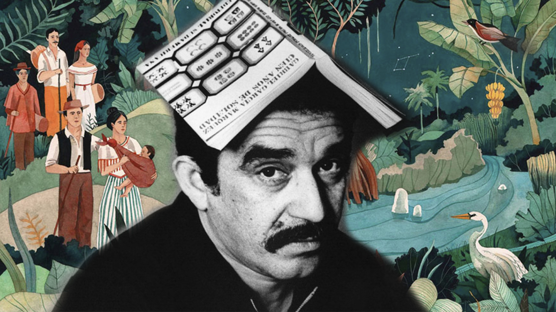 Gabriel García Márquez con "Cien años de soledad" en su cabeza