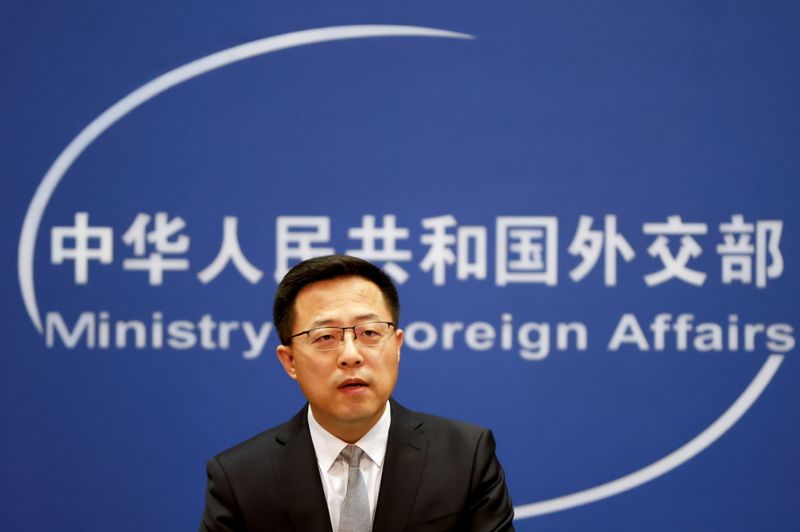 El portavoz del Ministerio de Relaciones Exteriores chino, Zhao Lijian