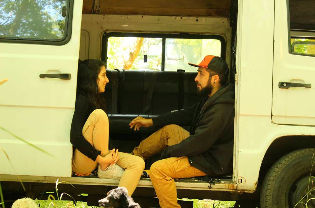 Con la compra de la furgoneta, la pareja comenzó a materializar el sueño (@manadanomada_)