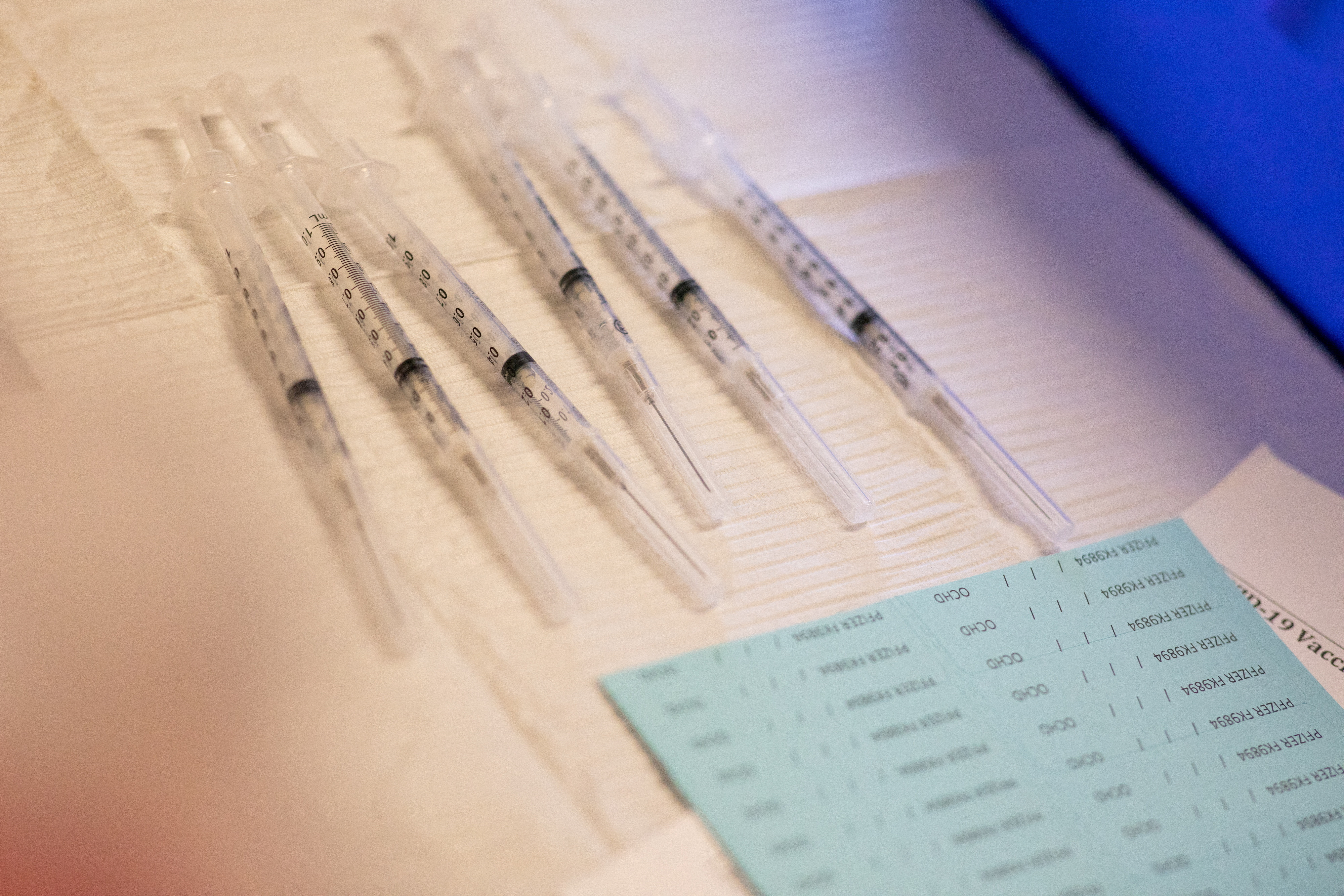 Las vacunas ahora preparan al cuerpo para enfrentar no solo al virus original, sino también a alguna variante;  al igual que Omicron y sus sublinajes.  (REUTERS/Emily Elconin/Foto de archivo)