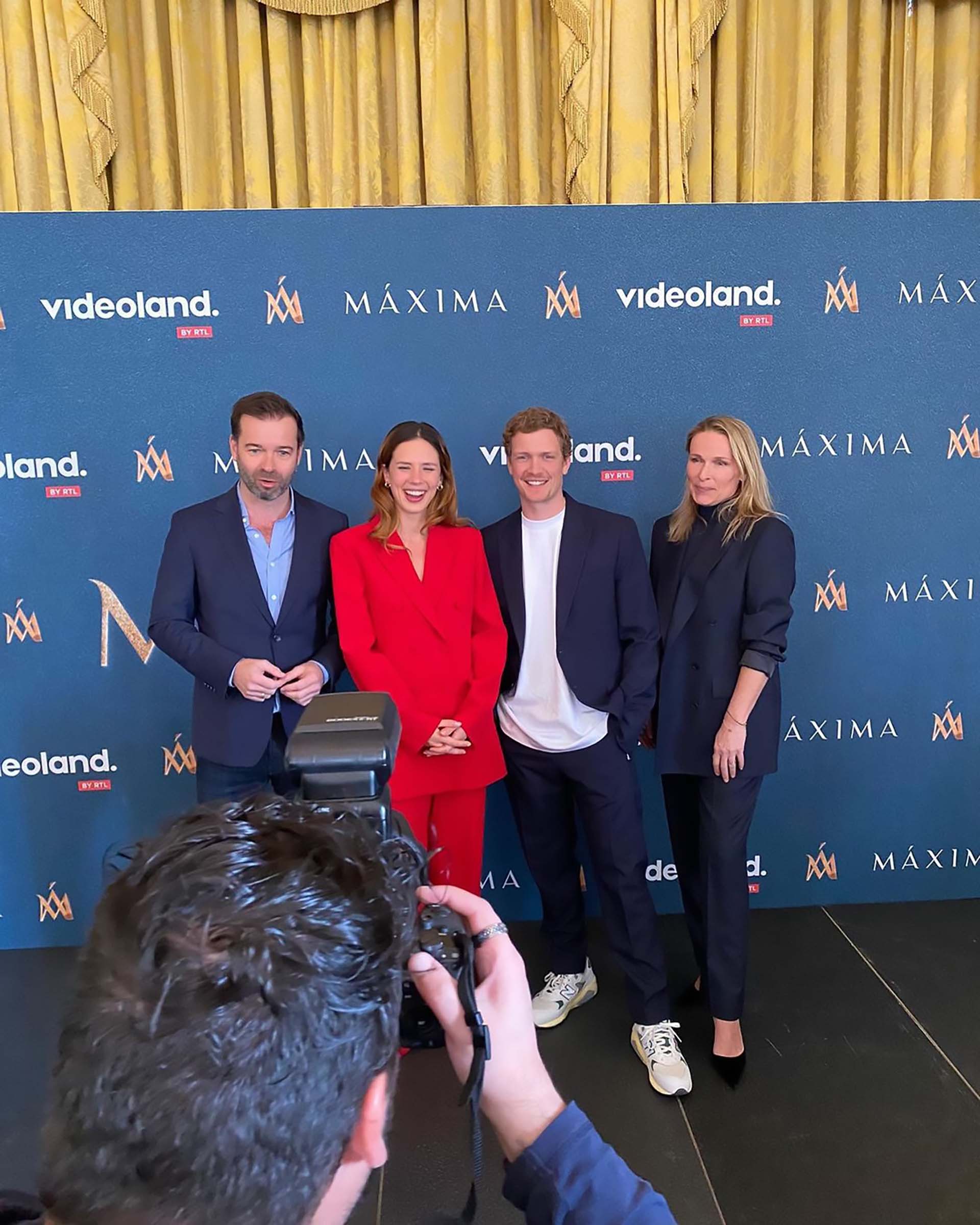 Delfina Chaves in the presentation of the Máxima series (@delfichaves)