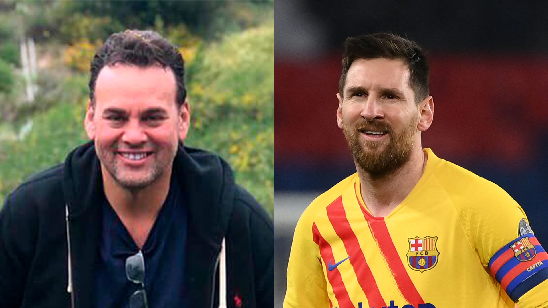 David Faitelson y Messi(Foto: Instagram@davidfaitelson_espn/AFP)