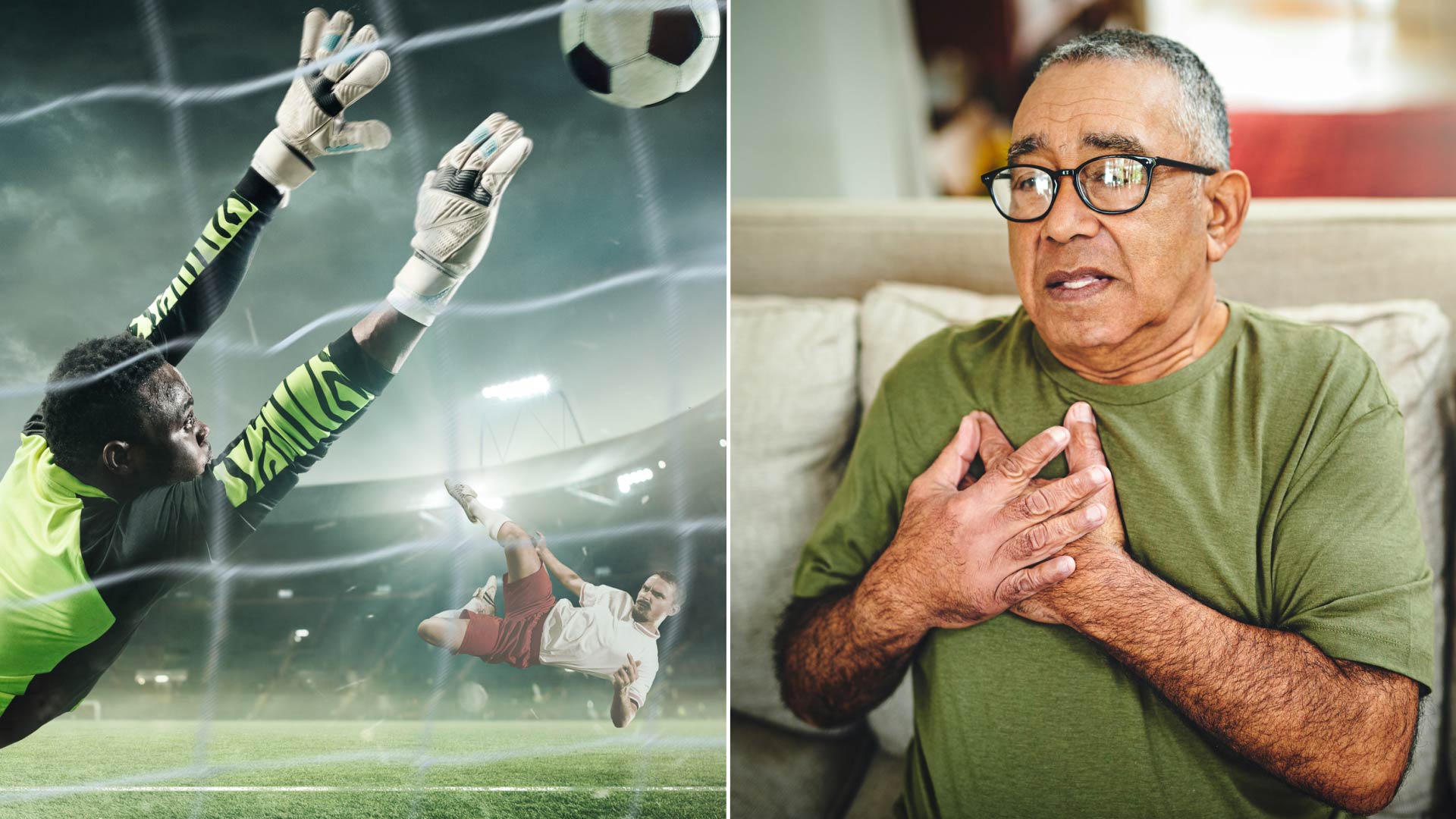 Existe un riesgo de sufrir eventos cardiovasculares durante un partido de futbol, según varios estudios científicos (Getty)