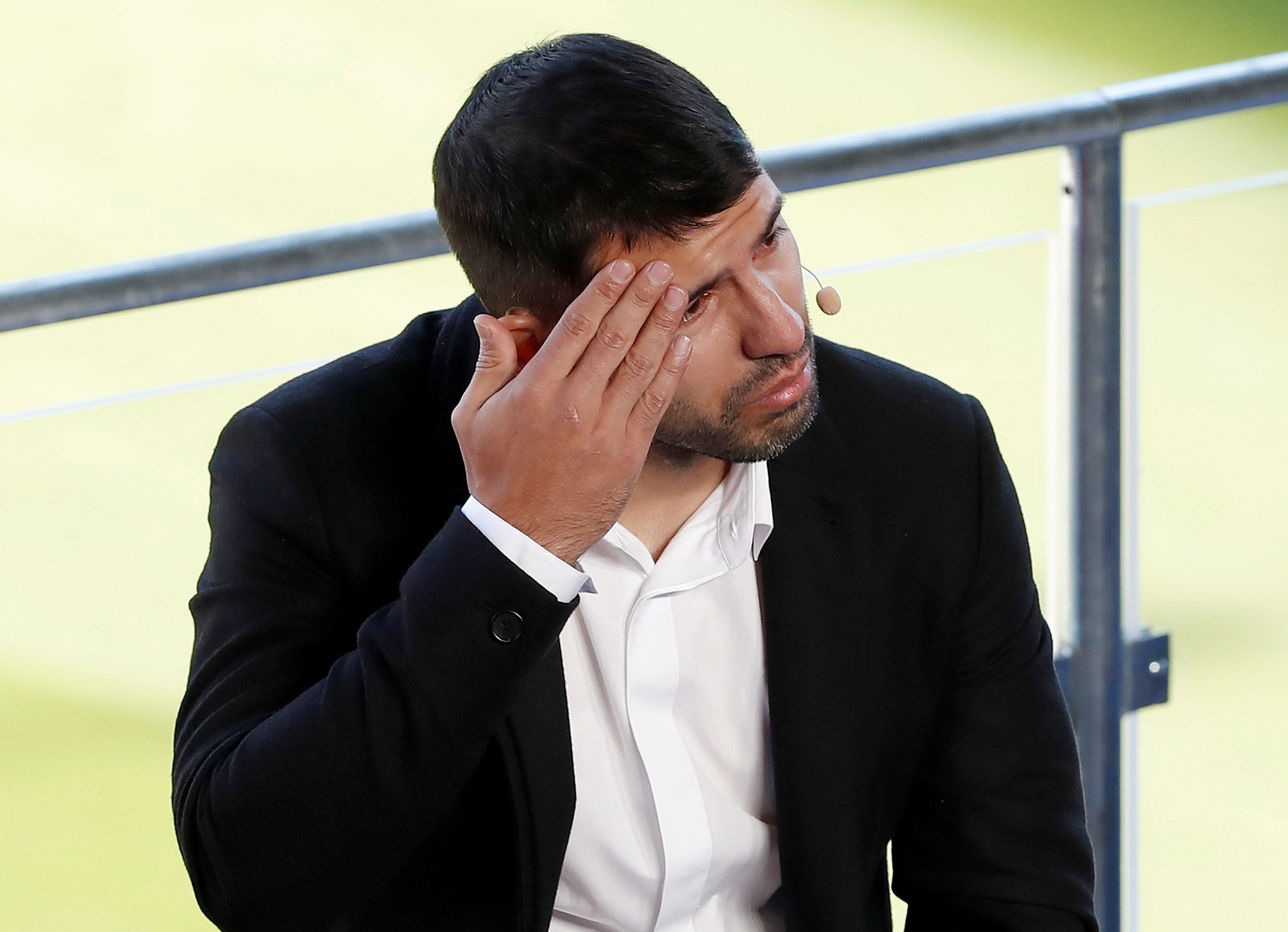 Semanas más tarde, Aguero anunció oficialmente su retiro del fútbol profesional (EFE)