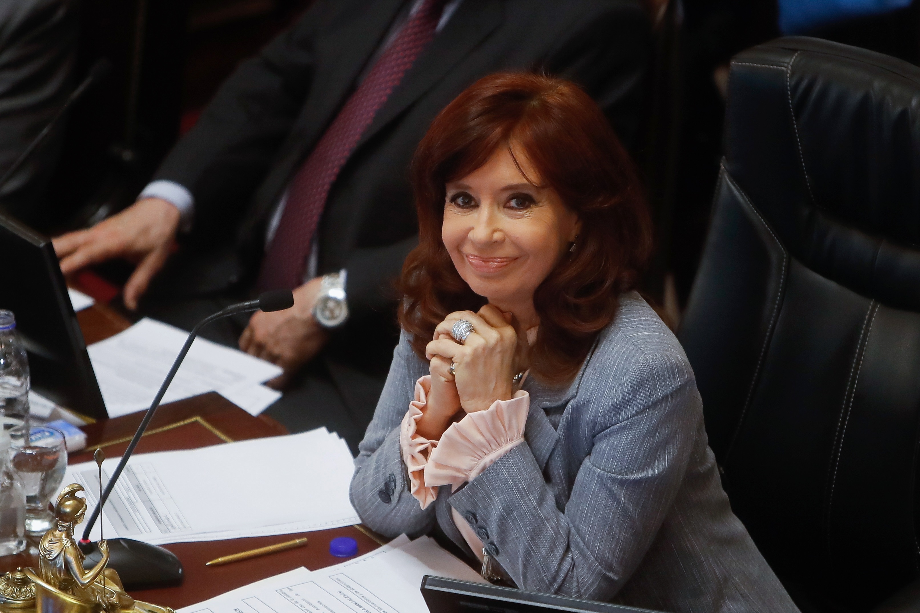 “Es el titular del Poder Ejecutivo quien lleva adelante las negociaciones en ejercicio de su responsabilidad constitucional en esta materia”, escribió Cristina Kirchner
 EFE/JUAN IGNACIO RONCORONI
