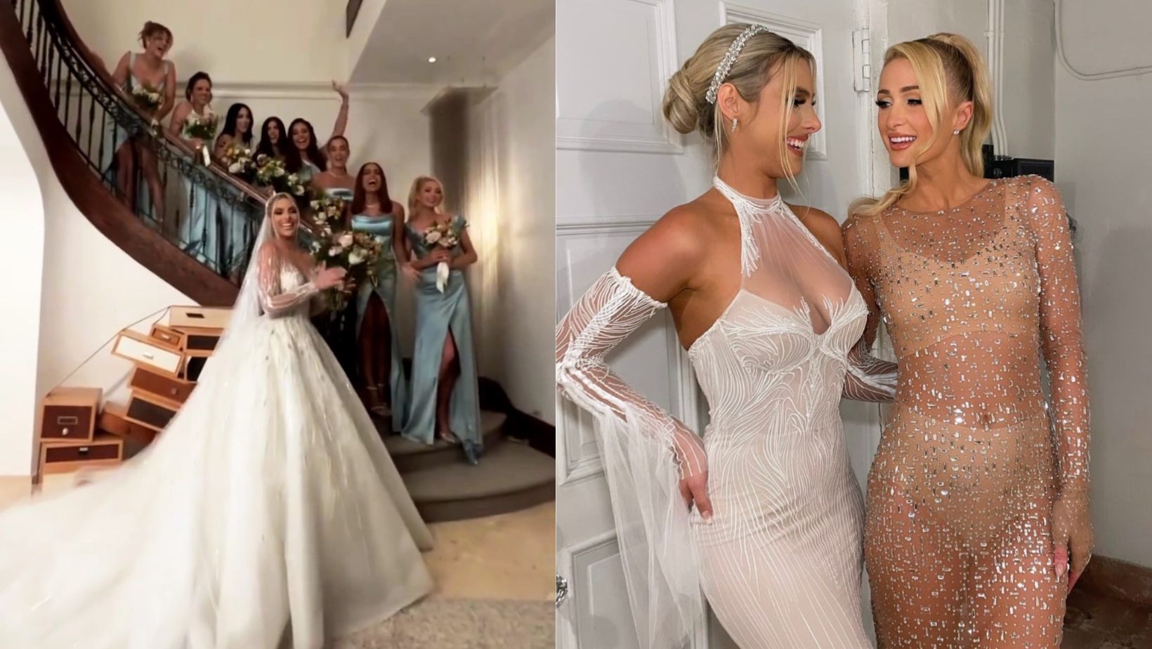 Paris Hilton y Anitta fueron damas de honor en la boda de Lele Pons.
(@lelepons)