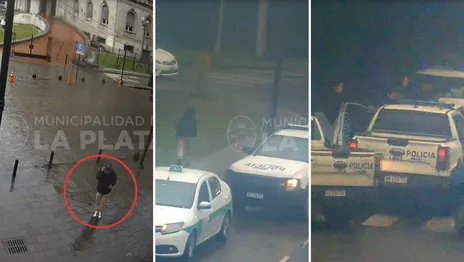 Robaron una joyería del centro de La Plata, uno de los ladrones escapó en un taxi y cayó tras una intensa persecución